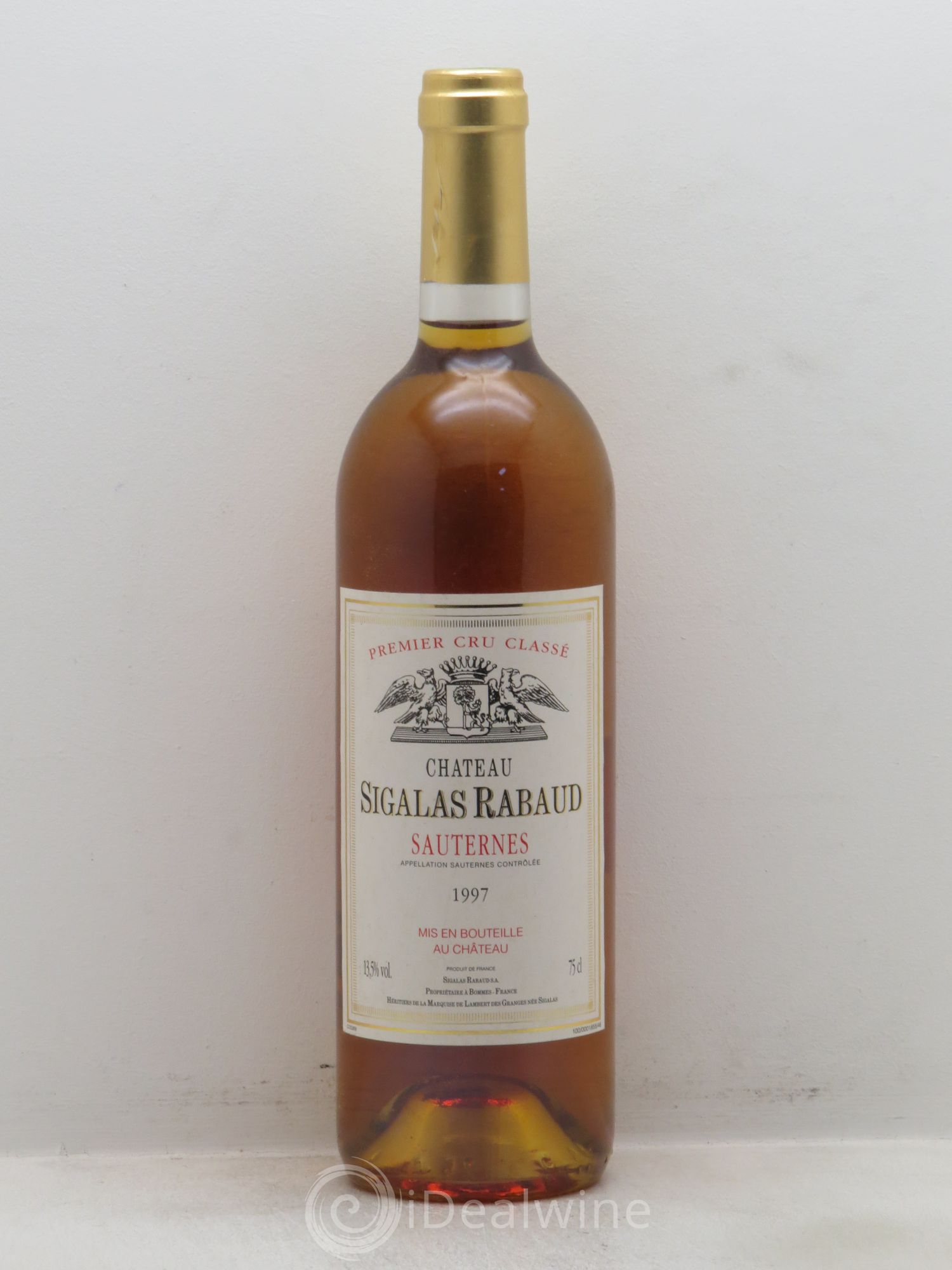 Château Sigalas Rabaud 1er Grand Cru Classé 1997 - Lotto di 1 bottiglia - 0