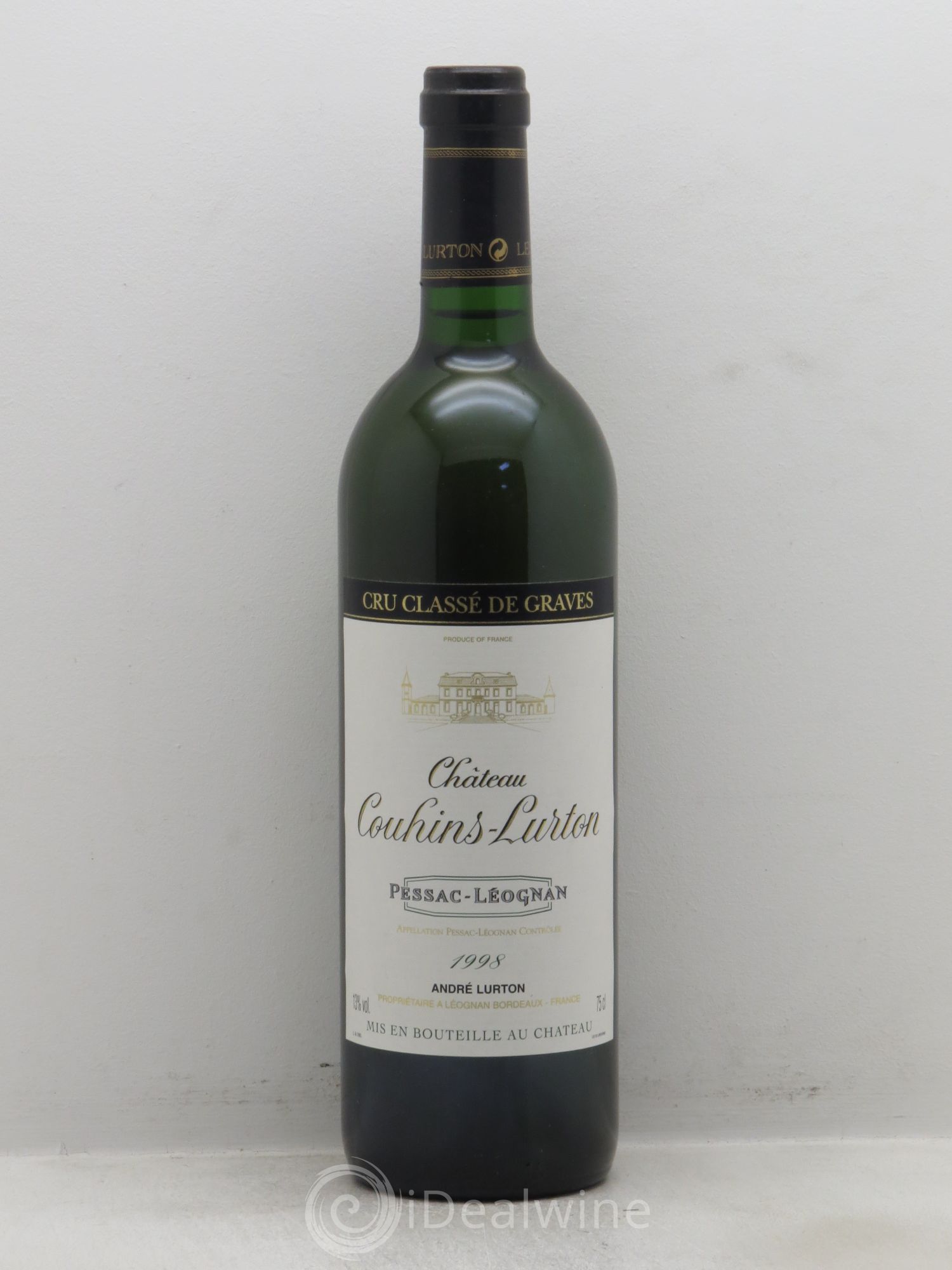 Château Couhins-Lurton Cru Classé de Graves 1998 - Lot de 1 bouteille - 0