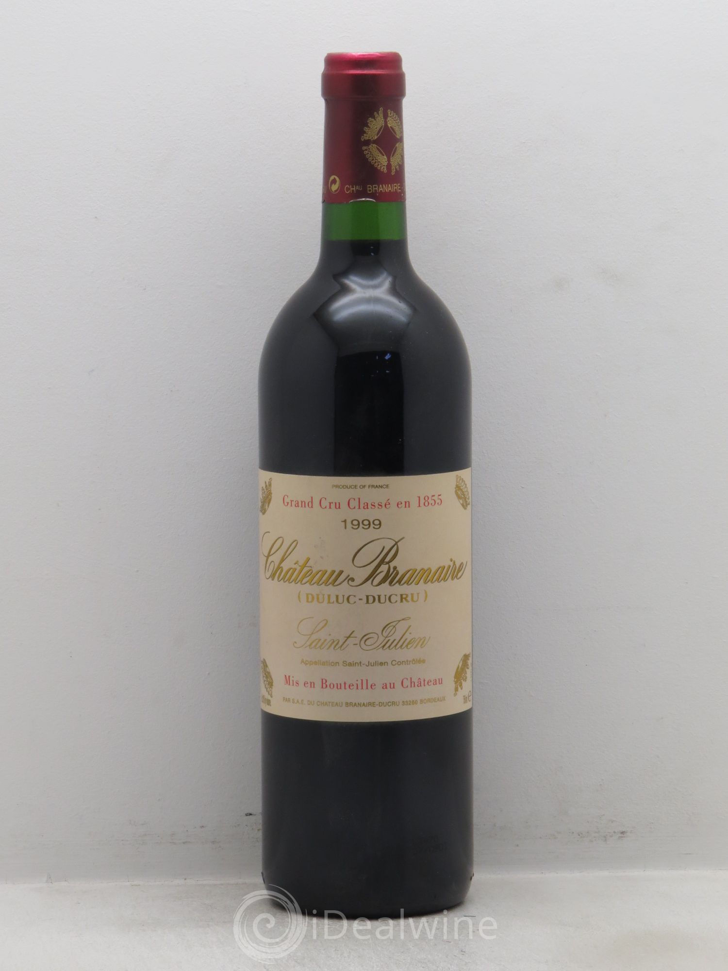 Château Branaire Ducru 4ème Grand Cru Classé 1999 - Lot de 1 bouteille - 0