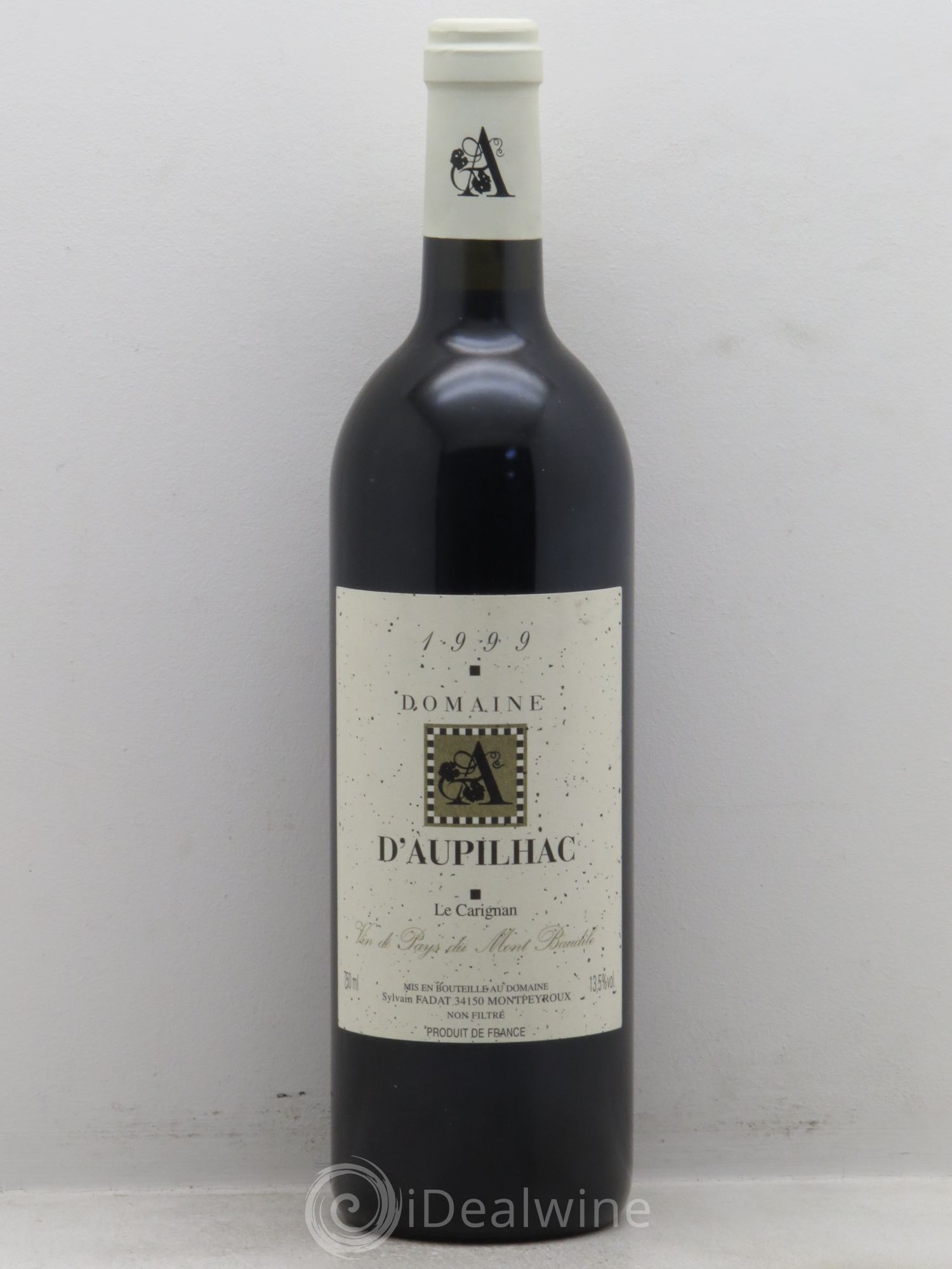 Languedoc VdP du Mont Baudile Domaine Aupilhac Le Carignan 1999 - Posten von 1 Flasche - 0