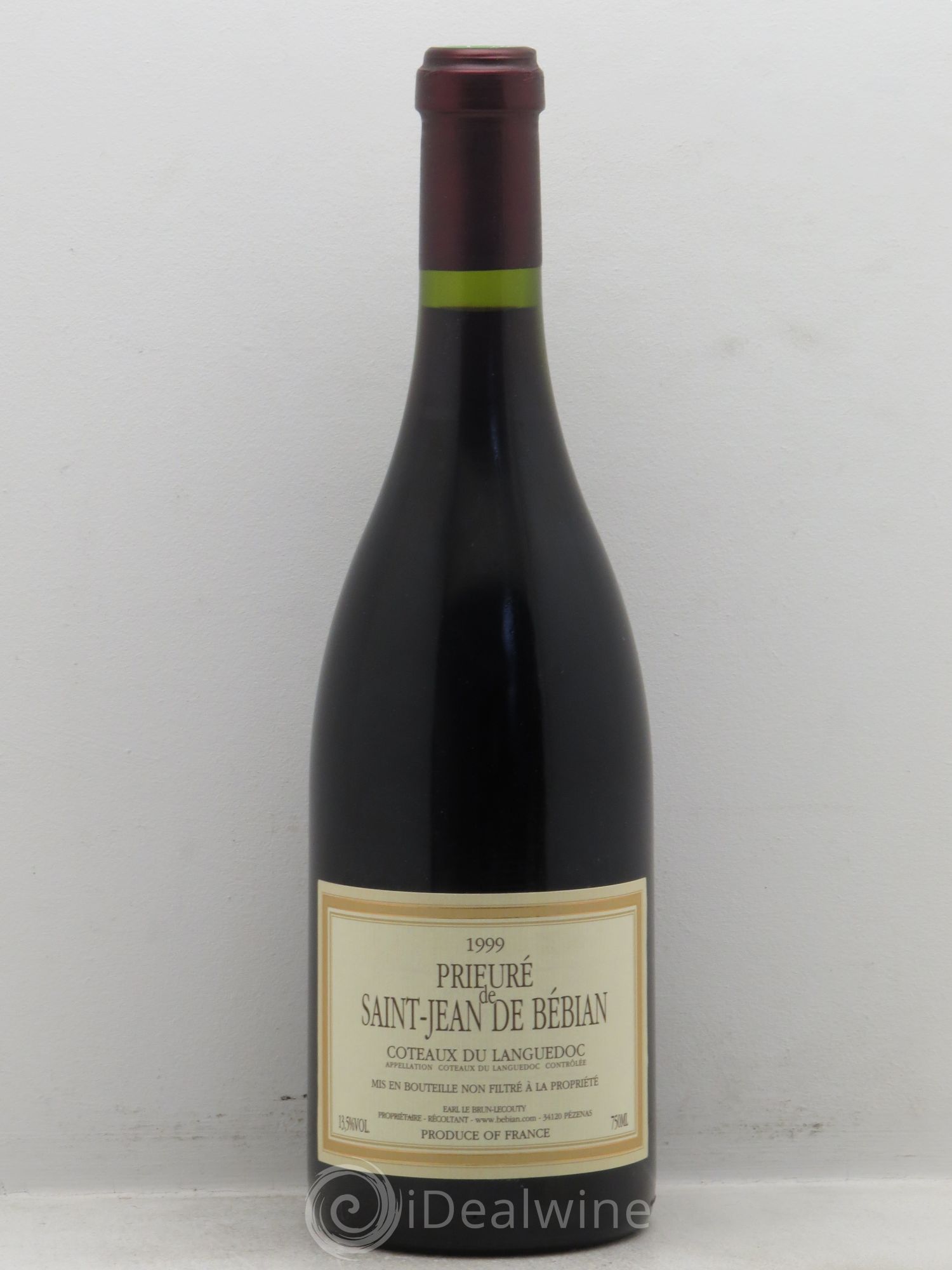 Languedoc Prieuré St-Jean de Bébian 1999 - Lot de 1 bouteille - 0