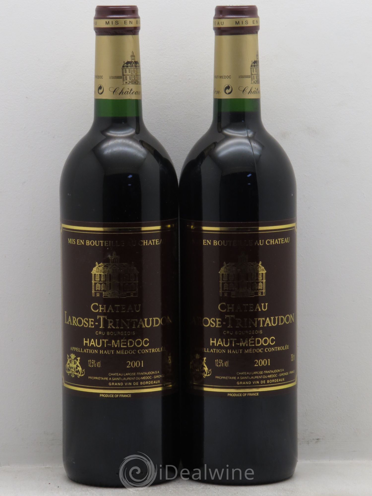Château Larose Trintaudon Cru Bourgeois 2001 - Lot de 2 bouteilles - 0