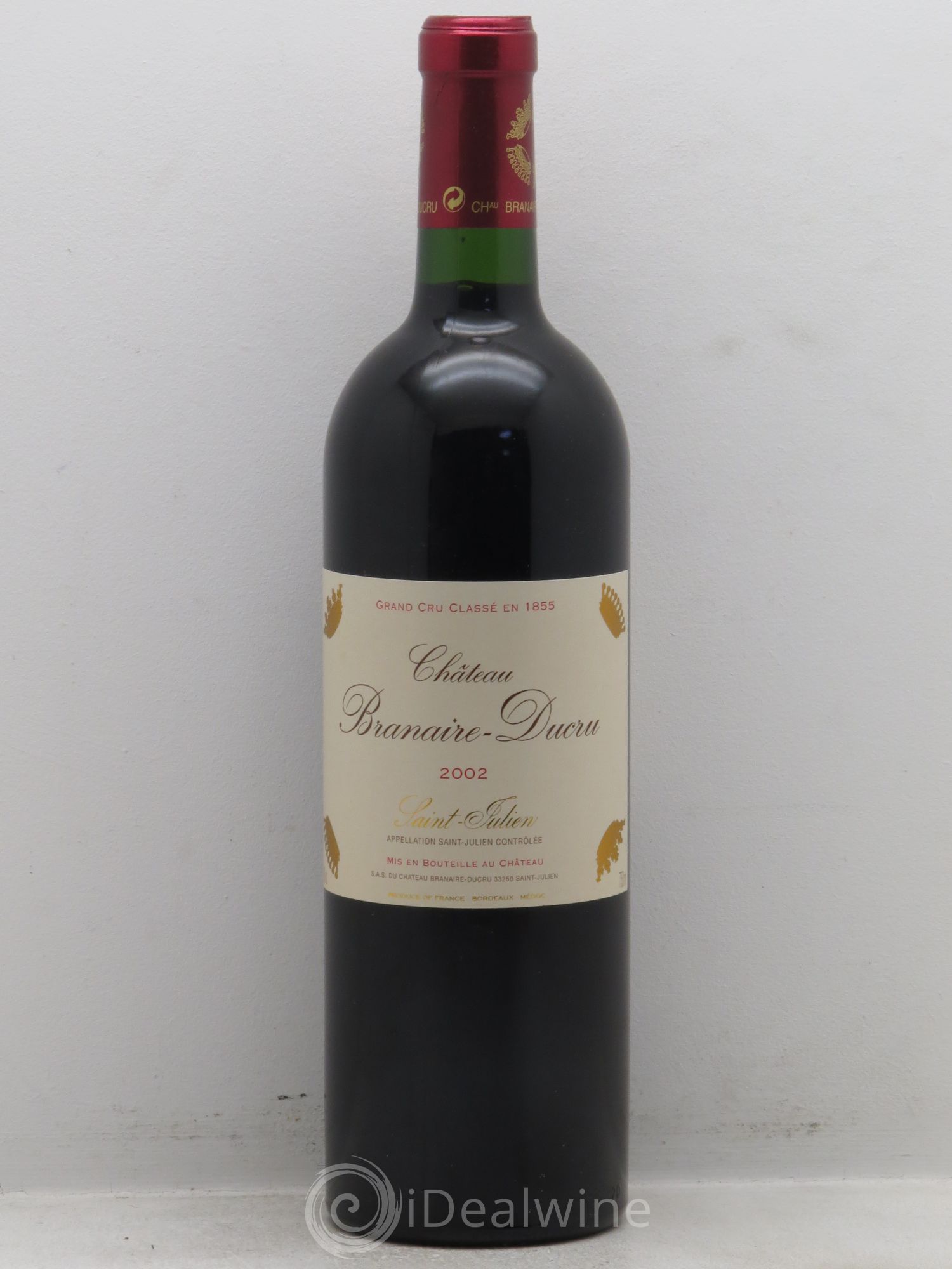 Château Branaire Ducru 4ème Grand Cru Classé 2002 - Lot de 1 bouteille - 0