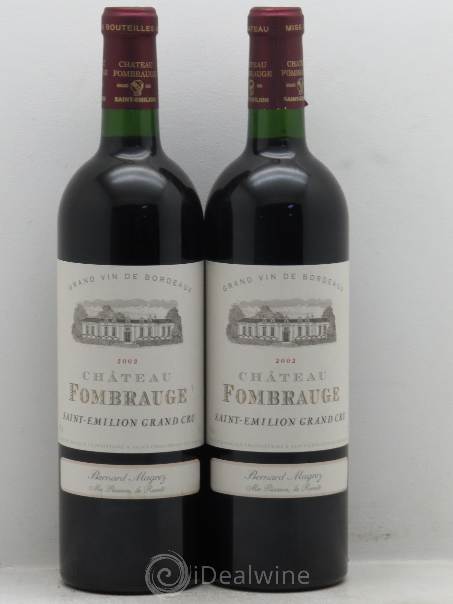 Château Fombrauge Grand Cru Classé 2002 - Lot de 2 bouteilles - 0
