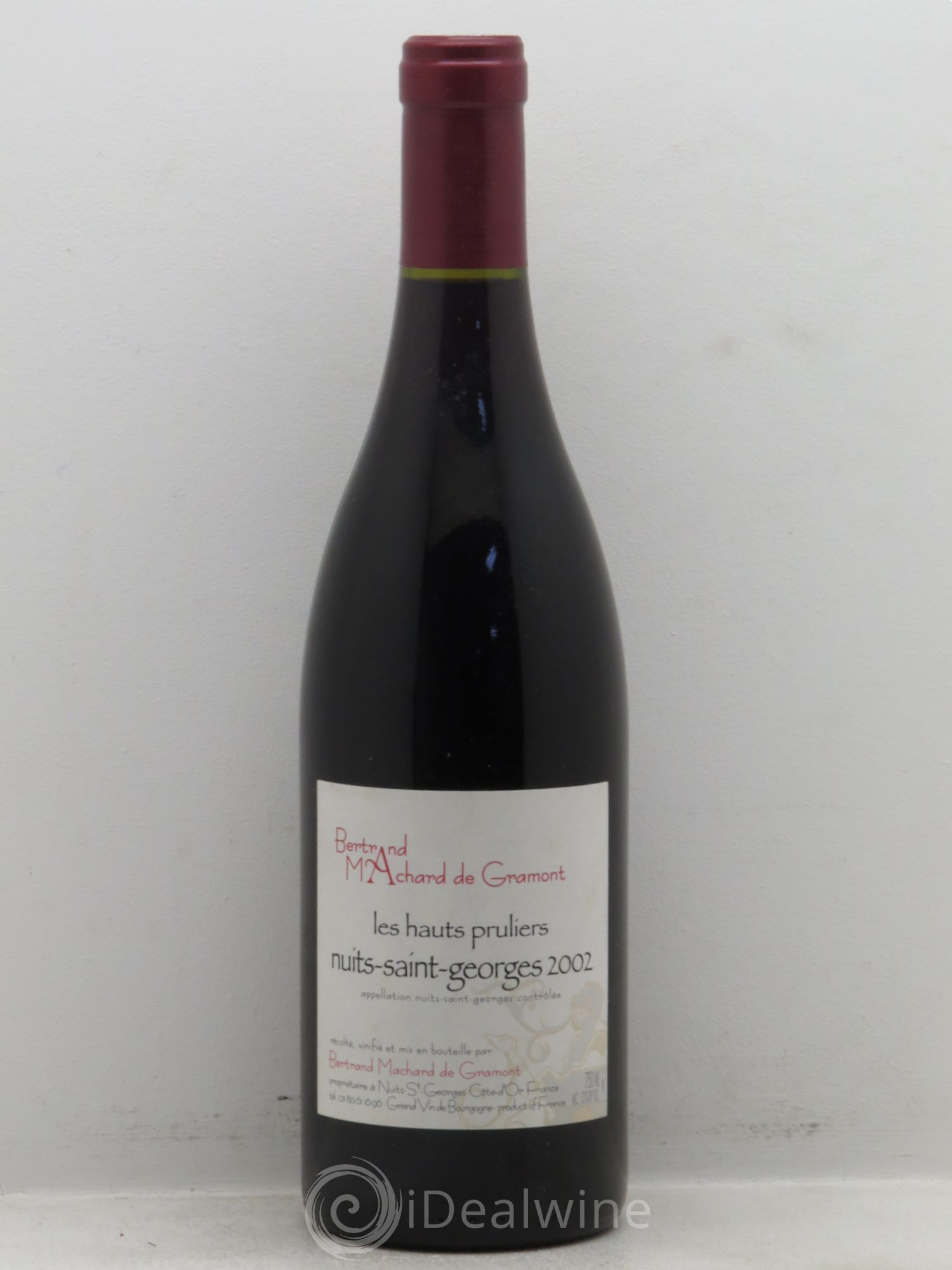 Nuits-Saint-Georges Les Hauts Pruliers 2002 - Posten von 1 Flasche - 0