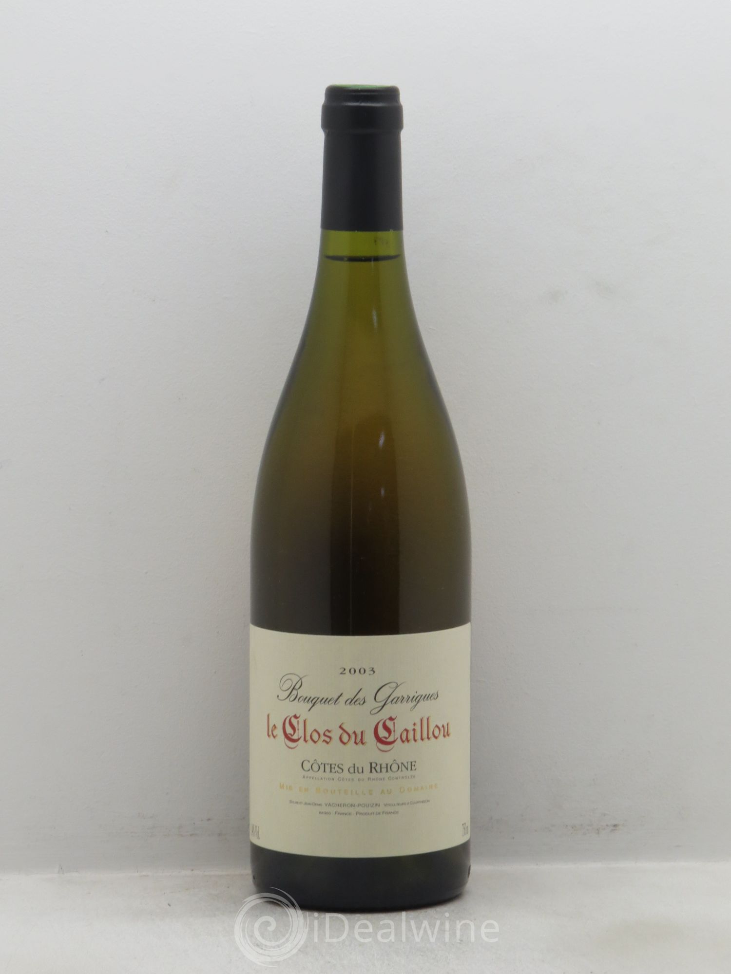 Côtes-du-Rhône Bouquet des Garrigues Le Clos du Caillou 2003 - Posten von 1 Flasche - 0