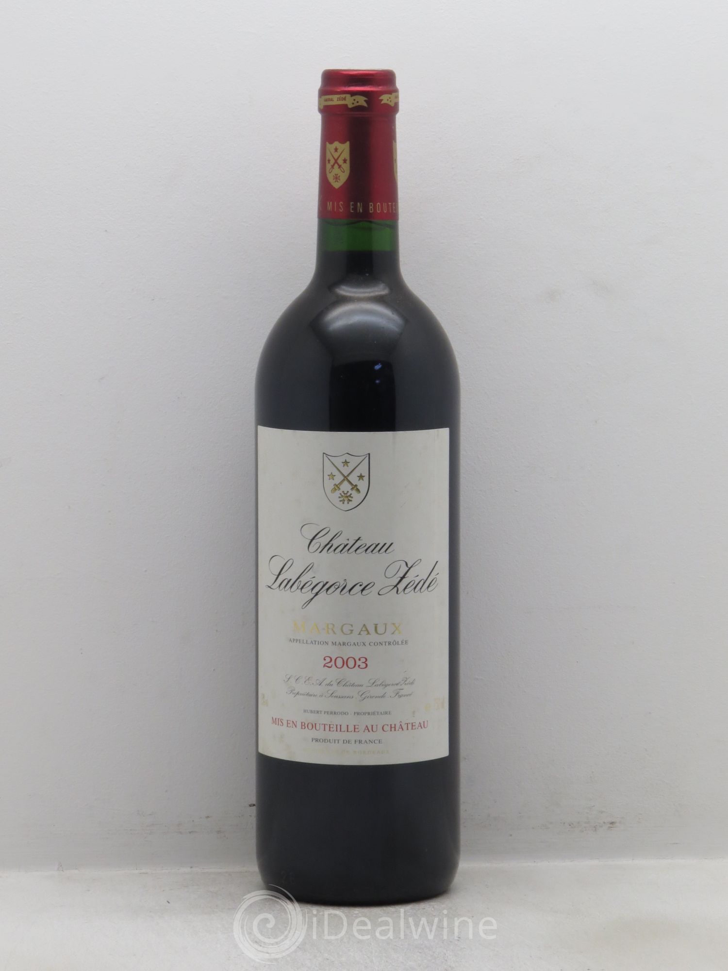Château Labegorce Zédé Cru Bourgeois 2003 - Lot de 1 bouteille - 0