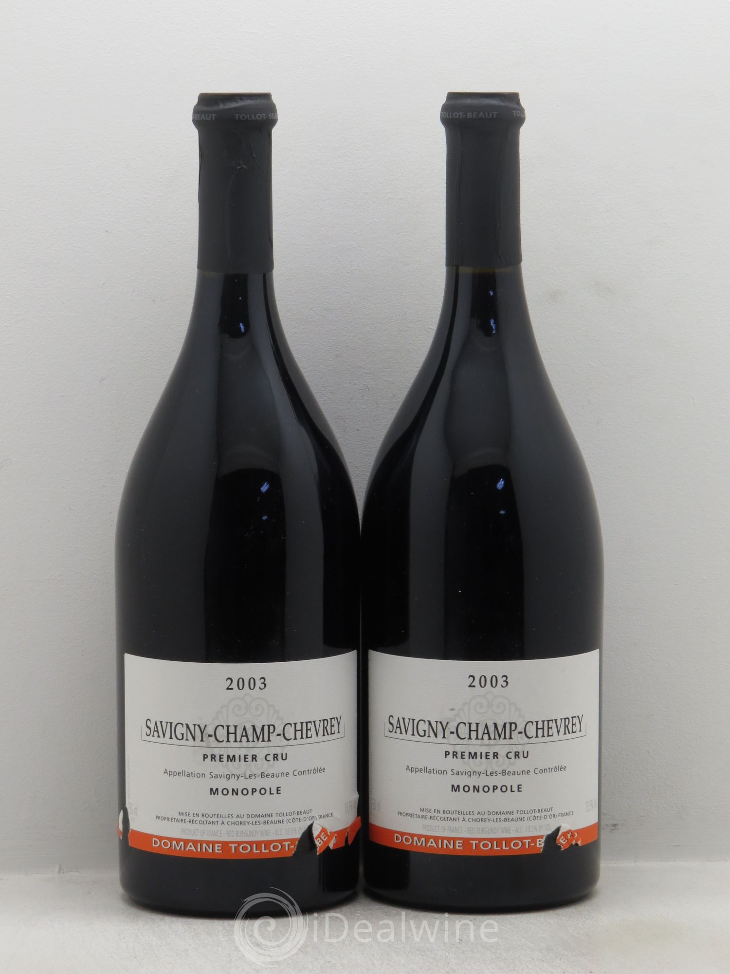 Savigny-lès-Beaune 1er Cru 2003 - Lot de 2 bouteilles - 0