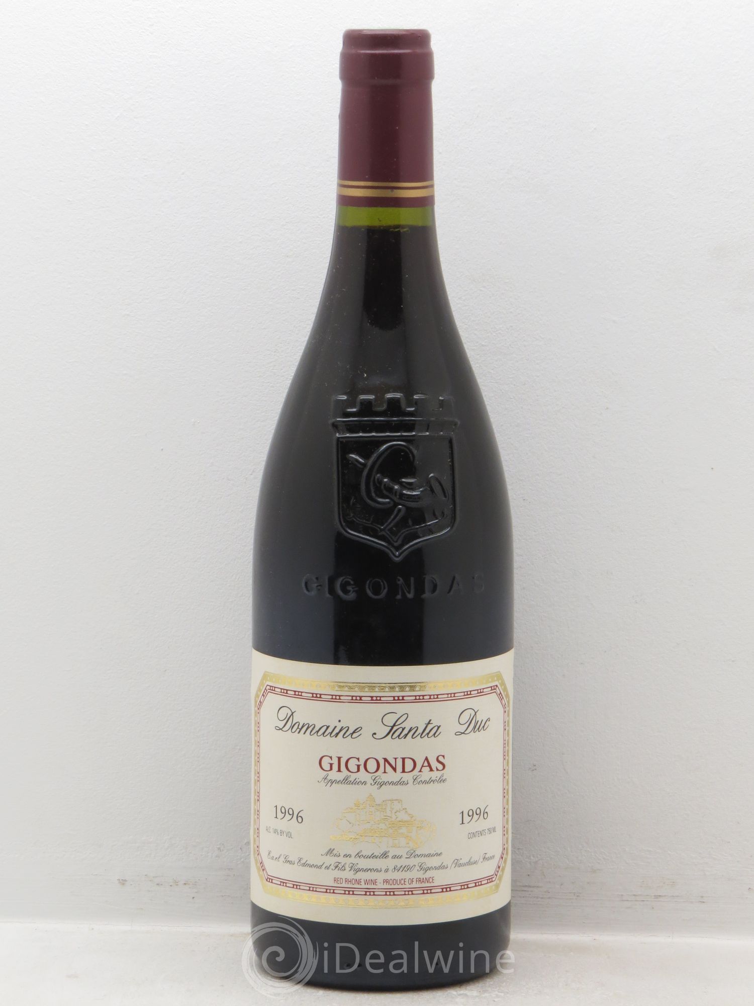 Gigondas Santa Duc 1996 - Lot de 1 bouteille - 0