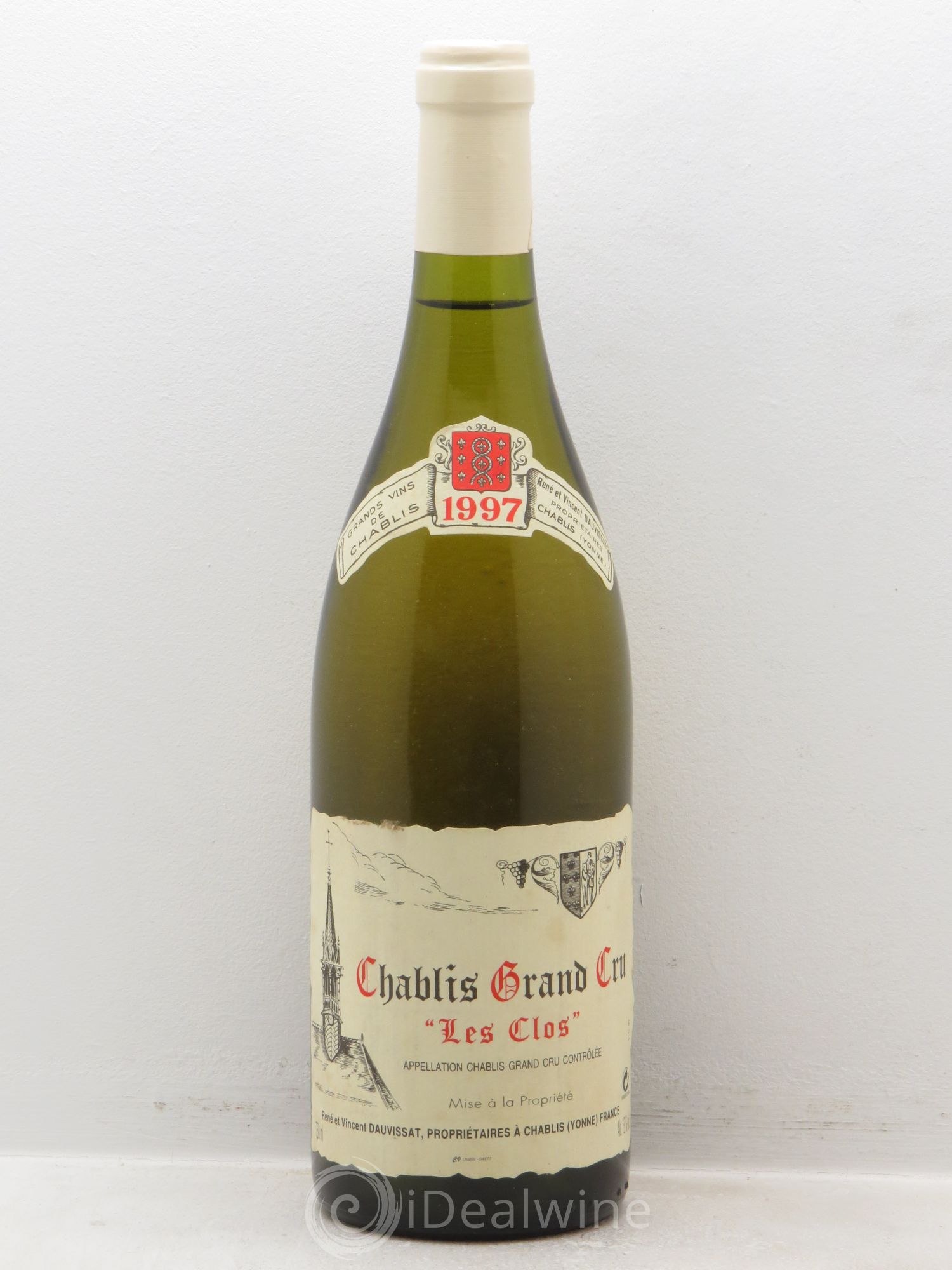 Chablis Grand Cru Les Clos Vincent Dauvissat (Domaine) 1997 - Lot de 1 bouteille - 0