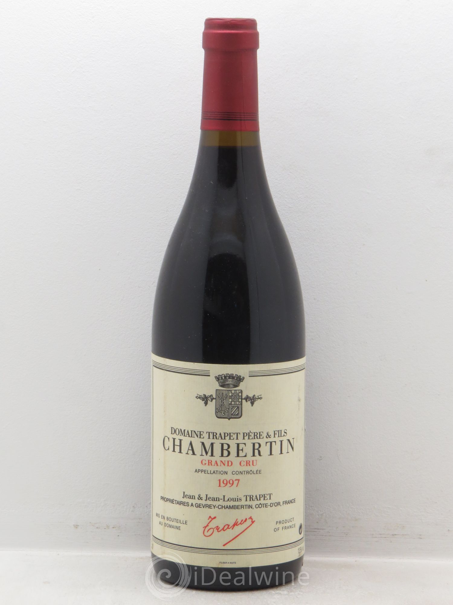 Chambertin Grand Cru Domaine Trapet 1997 - Lot de 1 bouteille - 0