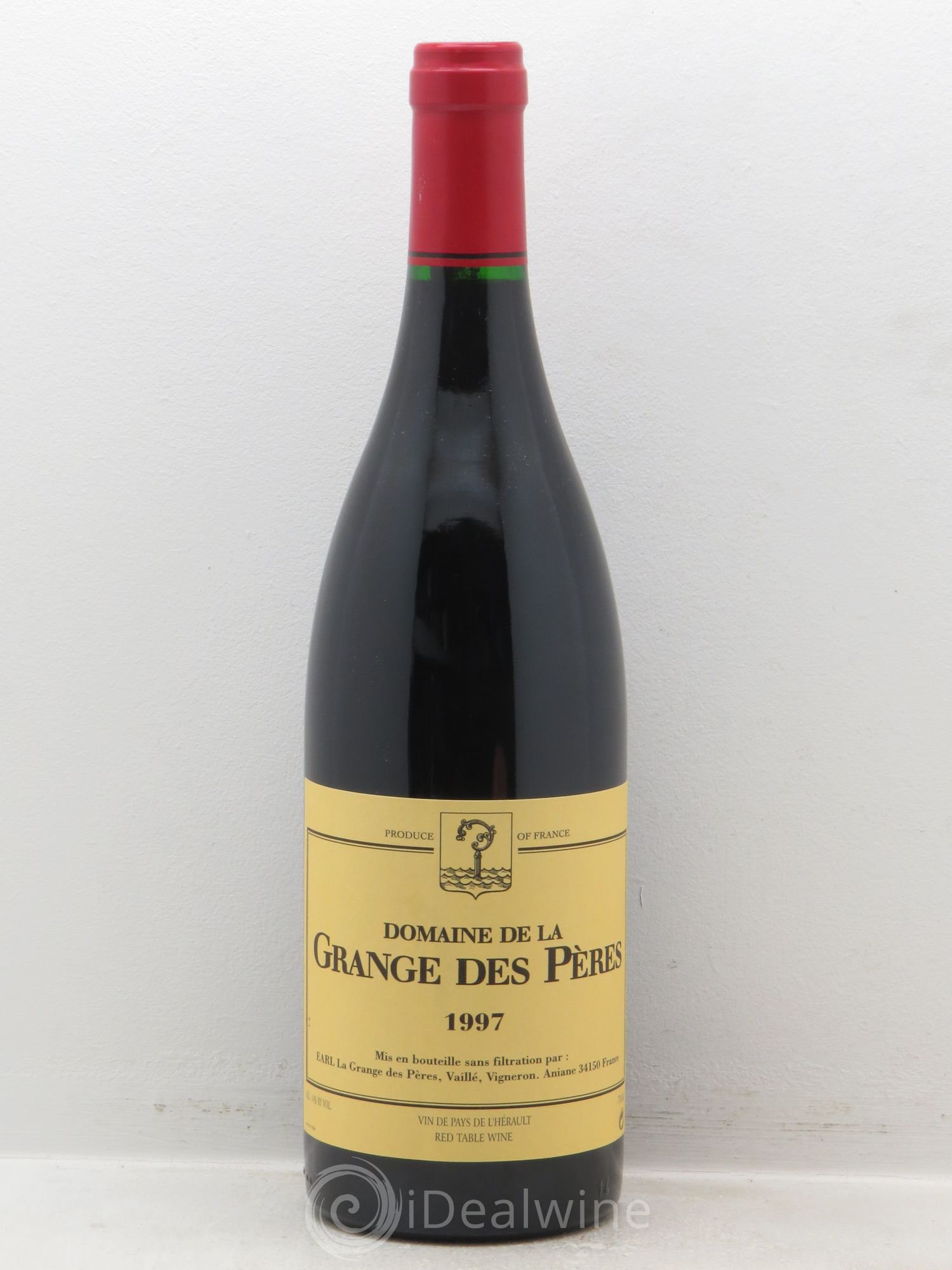 Pays d'Hérault Grange des Pères Laurent Vaillé 1997 - Lot de 1 bouteille - 0