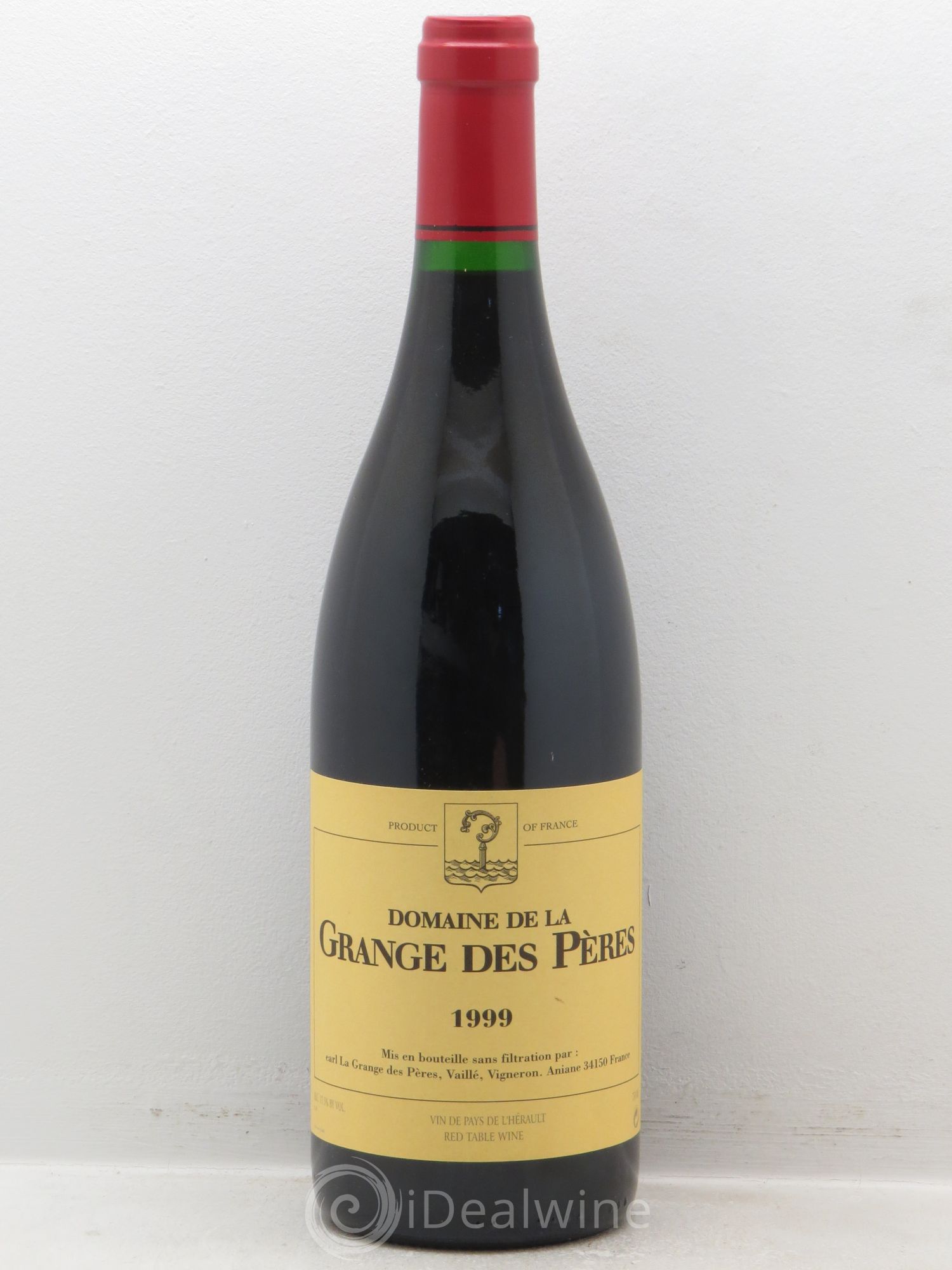 Pays d'Hérault Grange des Pères Laurent Vaillé 1999 - Lot de 1 bouteille - 0