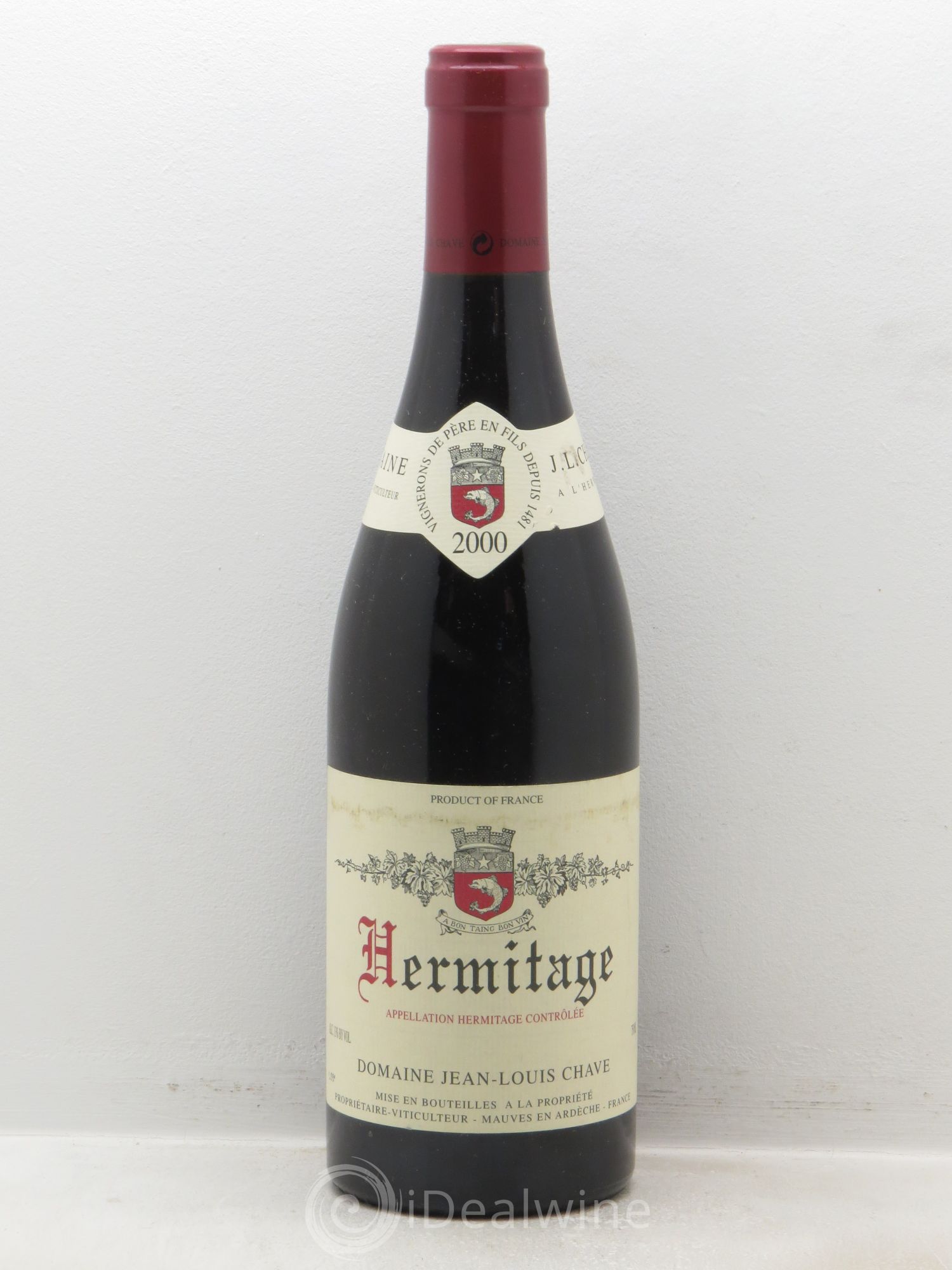 Hermitage Jean-Louis Chave 2000 - Lot de 1 bouteille - 0