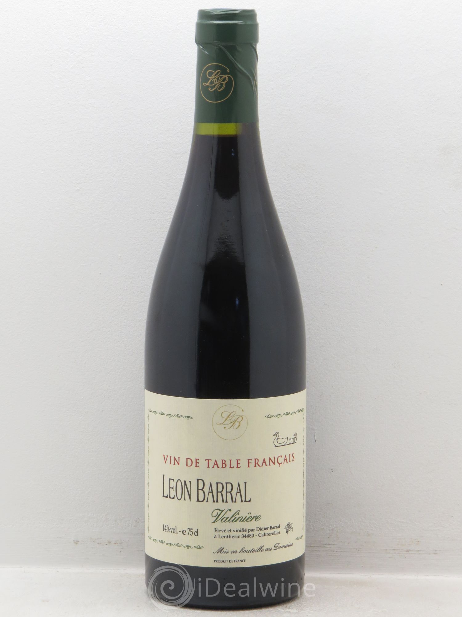 Faugères Valinière Domaine Léon Barral 2000 - Lot de 1 bouteille - 0