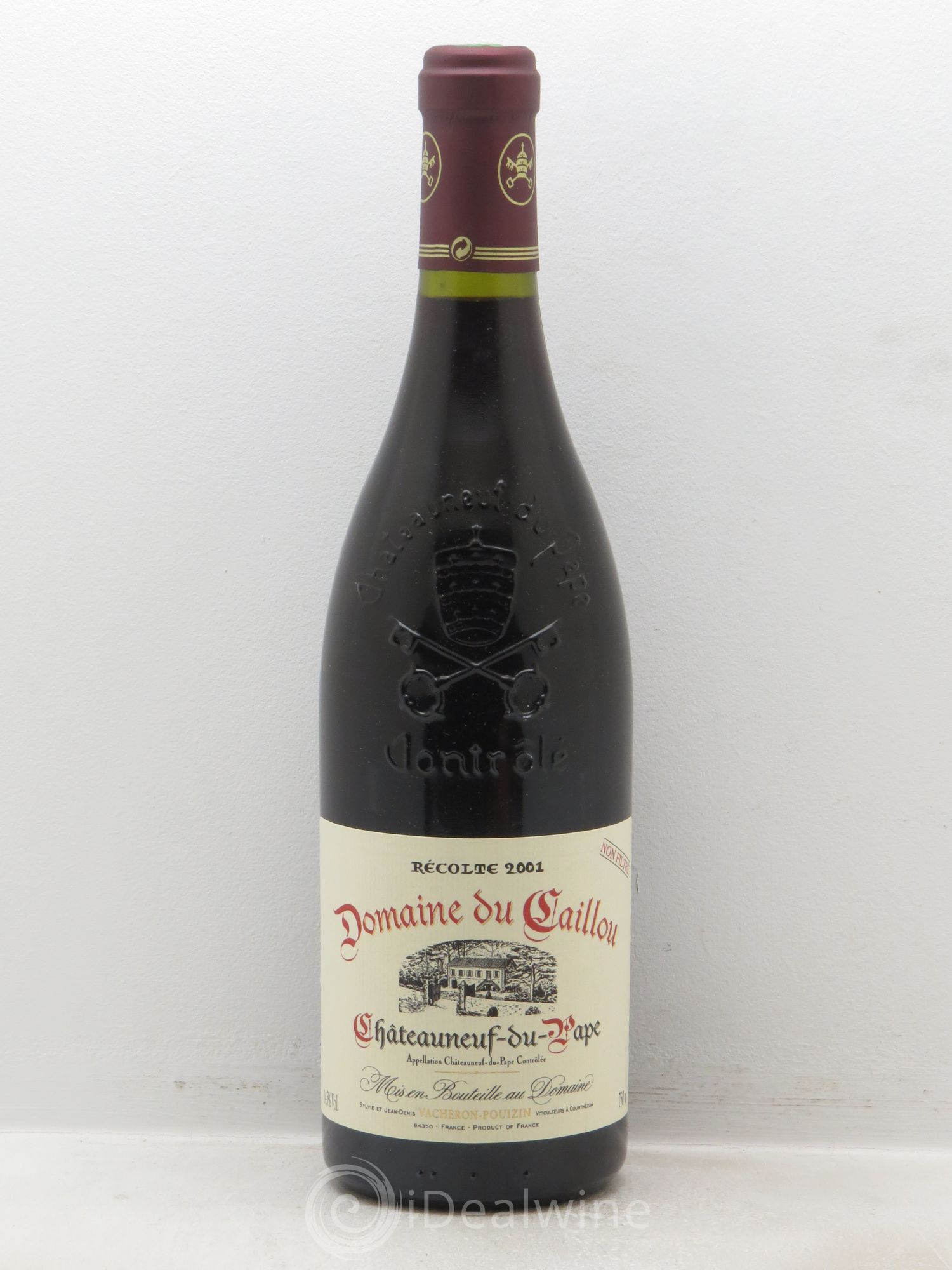 Châteauneuf-du-Pape Domaine du Caillou 2001 - Posten von 1 Flasche - 0