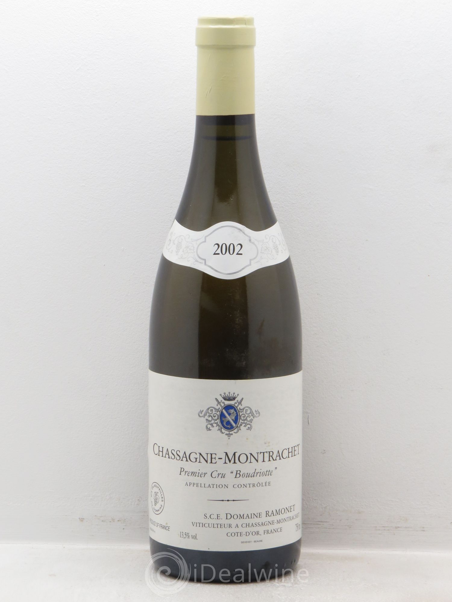 Chassagne-Montrachet 1er Cru Boudriotte Ramonet (Domaine) 2002 - Lot de 1 bouteille - 0
