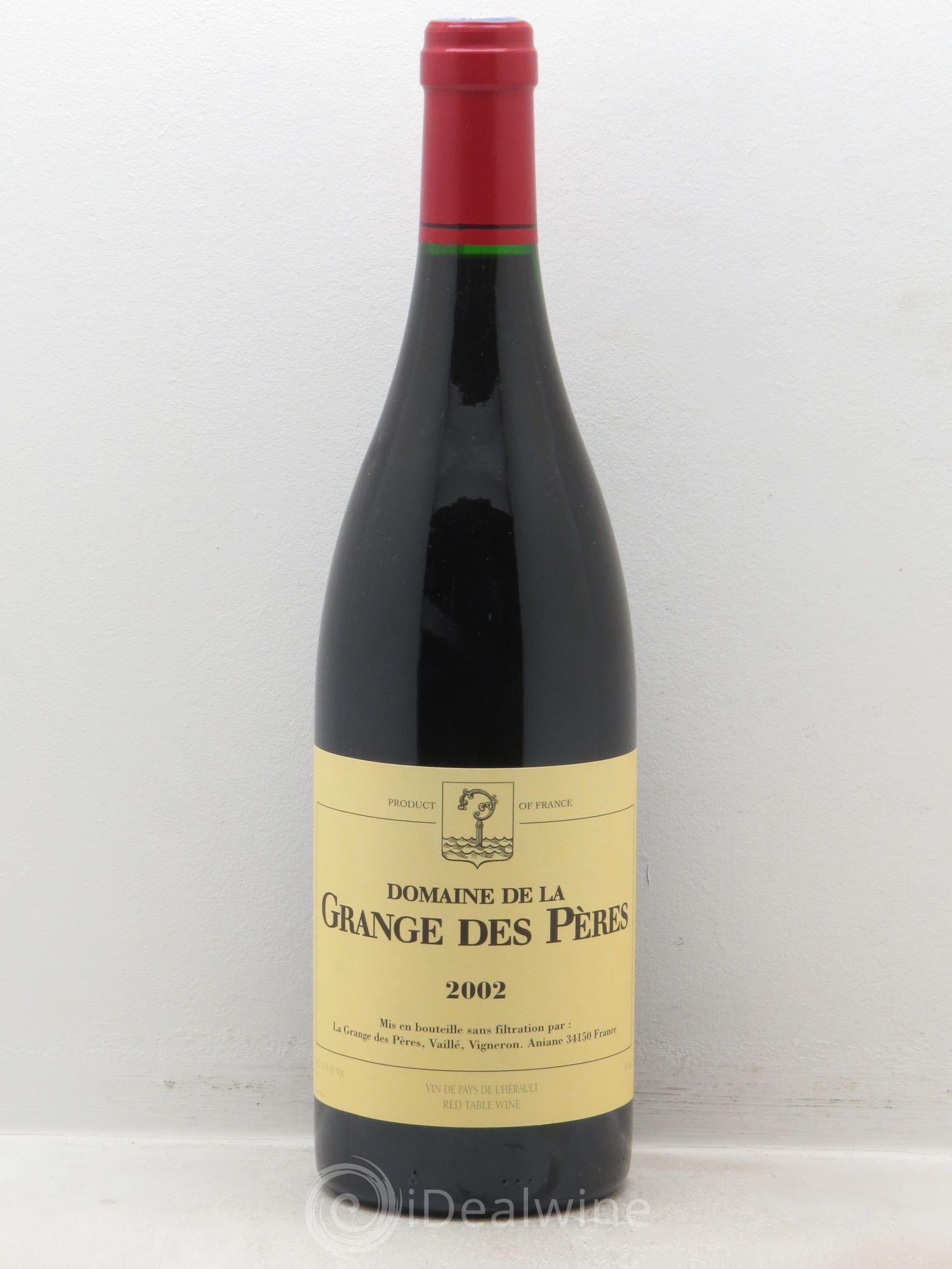 Pays d'Hérault Grange des Pères Laurent Vaillé 2002 - Lot de 1 bouteille - 0