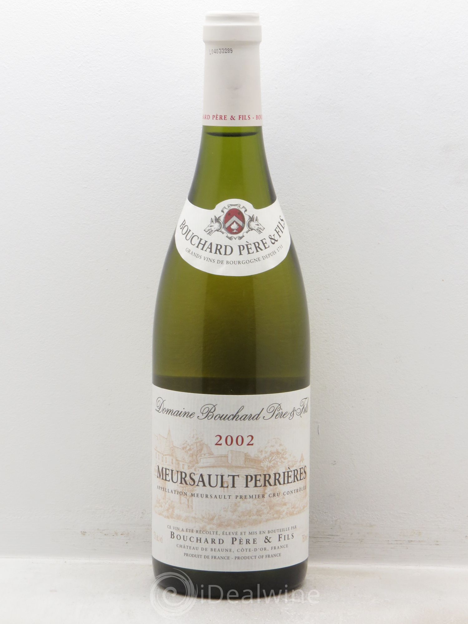 Meursault 1er Cru Perrières Bouchard Père & Fils 2002 - Lot de 1 bouteille - 0