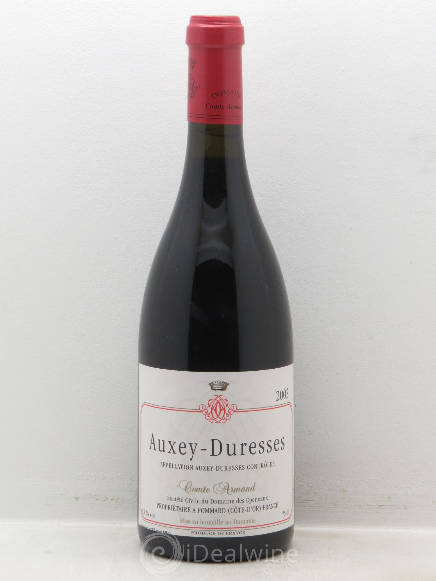 Auxey-Duresses Comte Armand 2003 - Lot de 1 bouteille - 0
