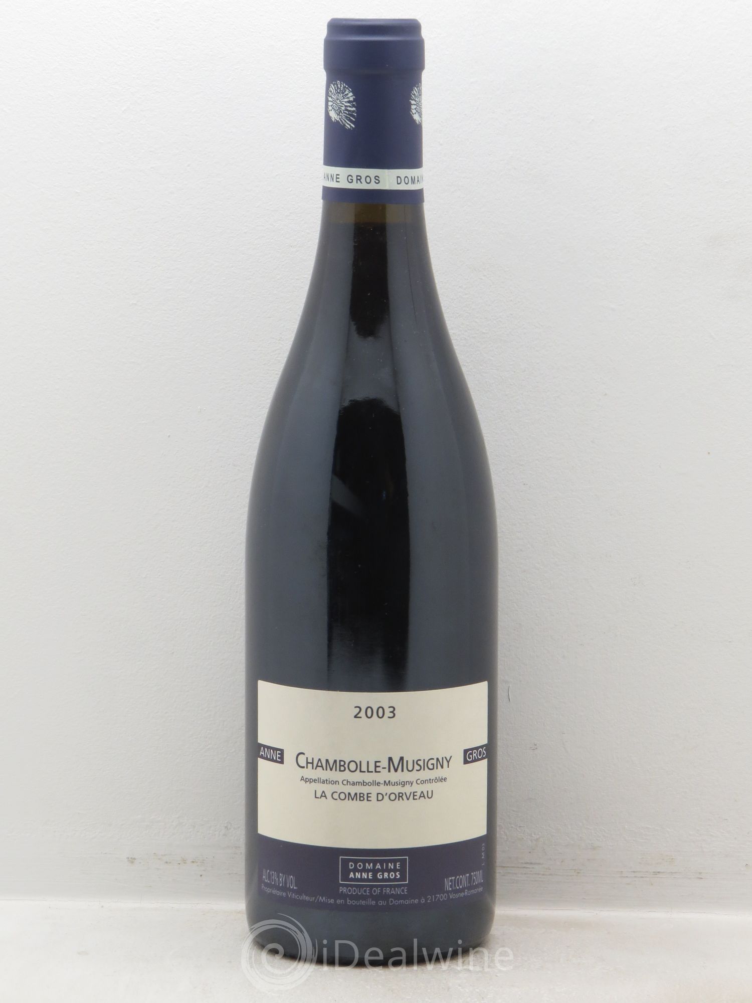 Chambolle-Musigny La Combe d'Orveau Anne Gros 2003 - Lot de 1 bouteille - 0