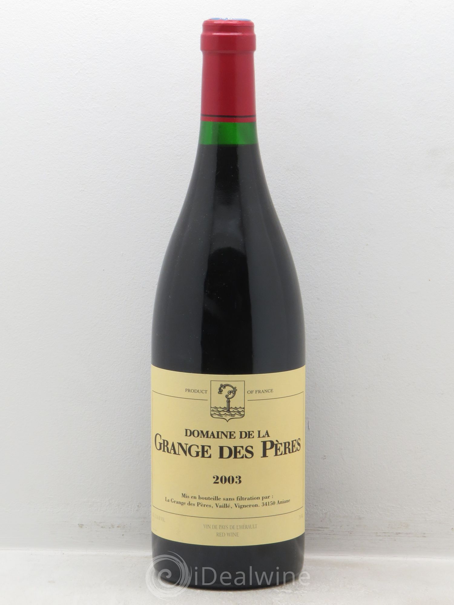Pays d'Hérault Grange des Pères Laurent Vaillé 2003 - Lot de 1 bouteille - 0