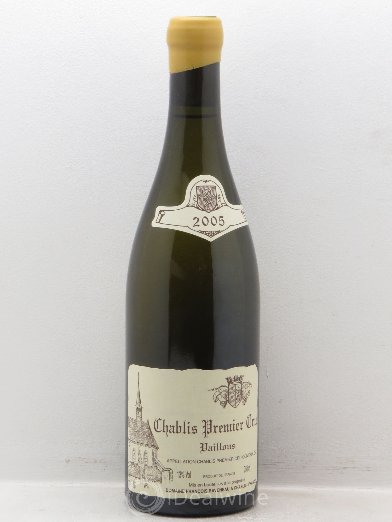 Chablis 1er Cru Vaillons Raveneau (Domaine) 2005 - Lot de 1 bouteille - 0