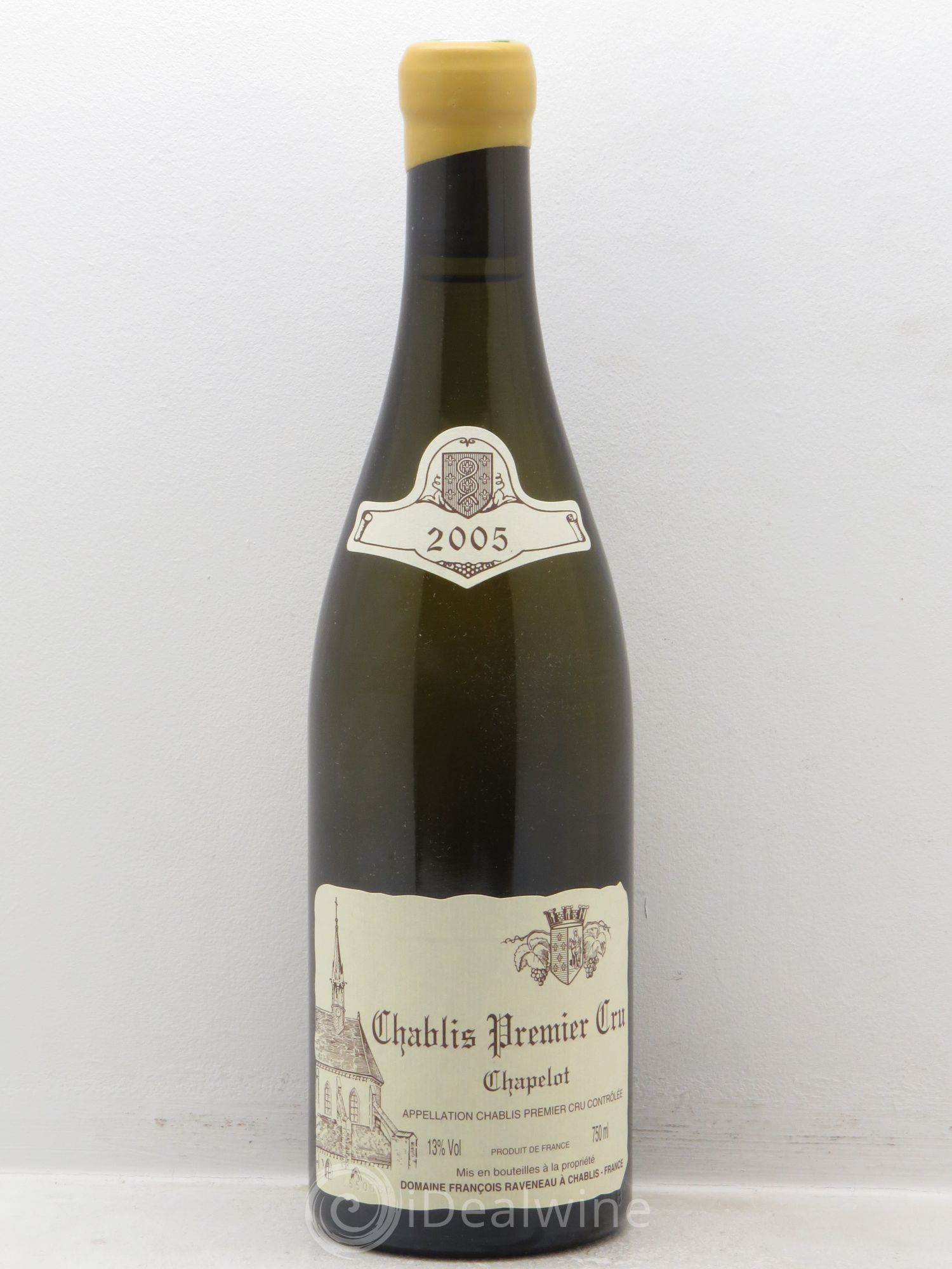 Chablis 1er Cru Chapelot Raveneau (Domaine) 2005 - Lot de 1 bouteille - 0