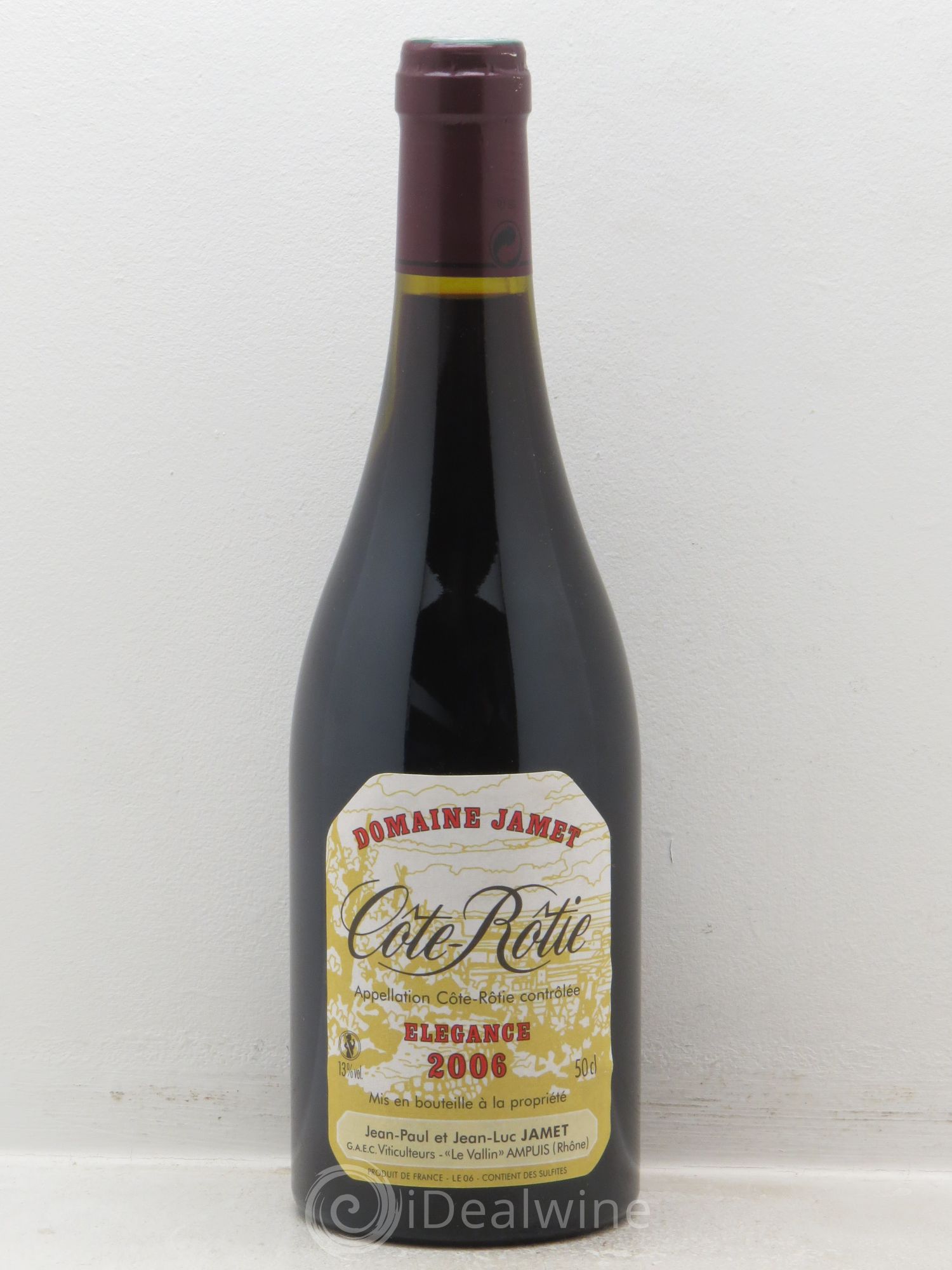 Côte-Rôtie Jamet (Domaine) Elégance (50cl) 2006 - Lot de 1 bouteille - 0
