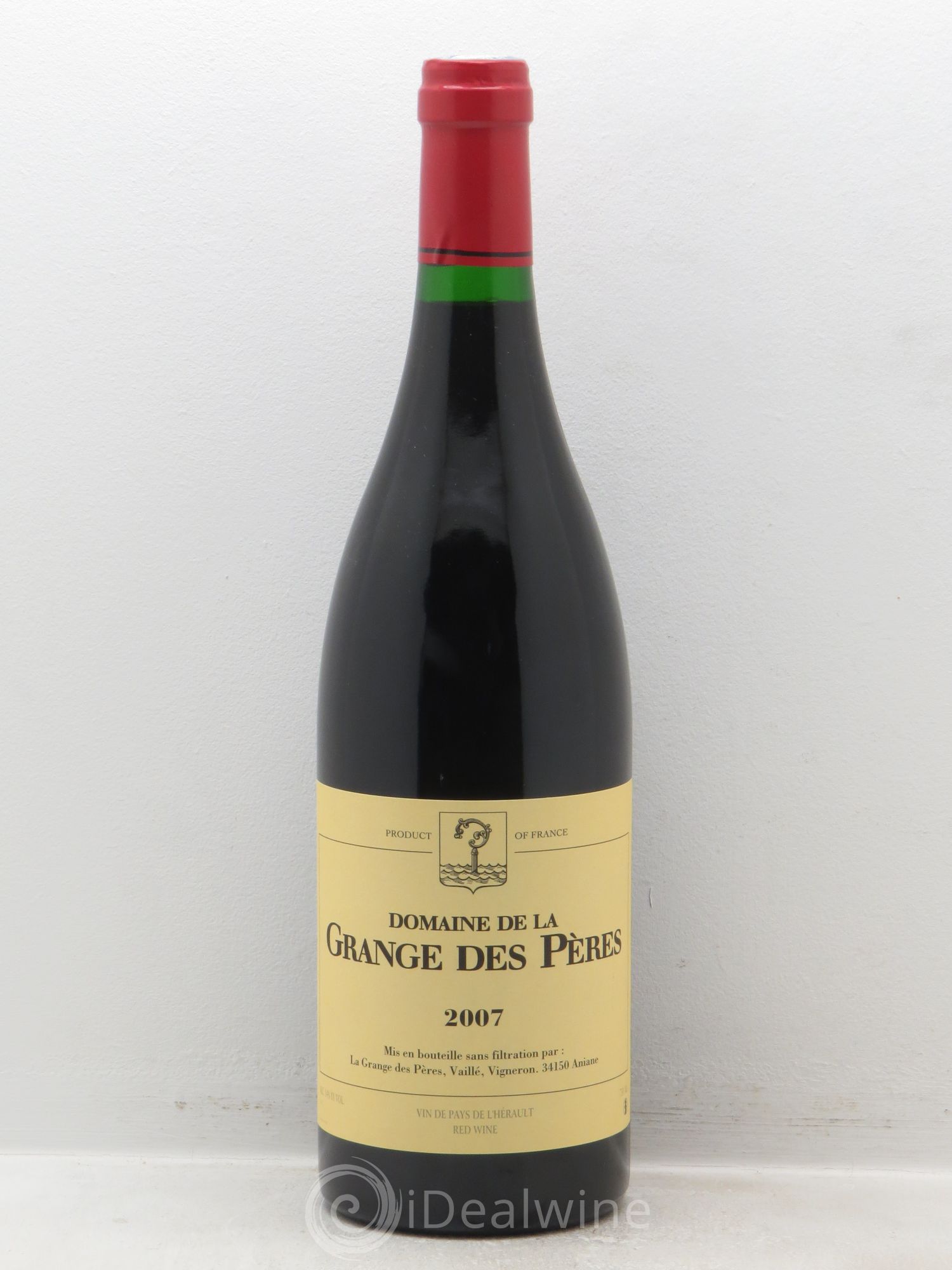 Pays d'Hérault Grange des Pères Laurent Vaillé 2007 - Lot de 1 bouteille - 0