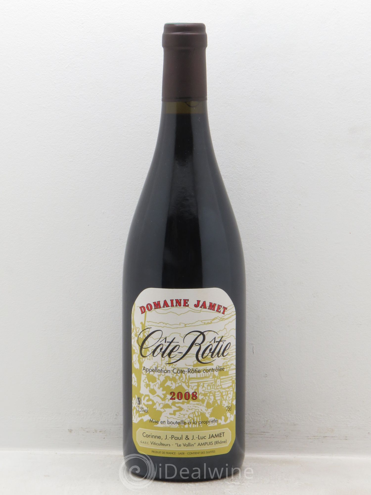 Côte-Rôtie Jamet (Domaine) 2008 - Lot de 1 bouteille - 0