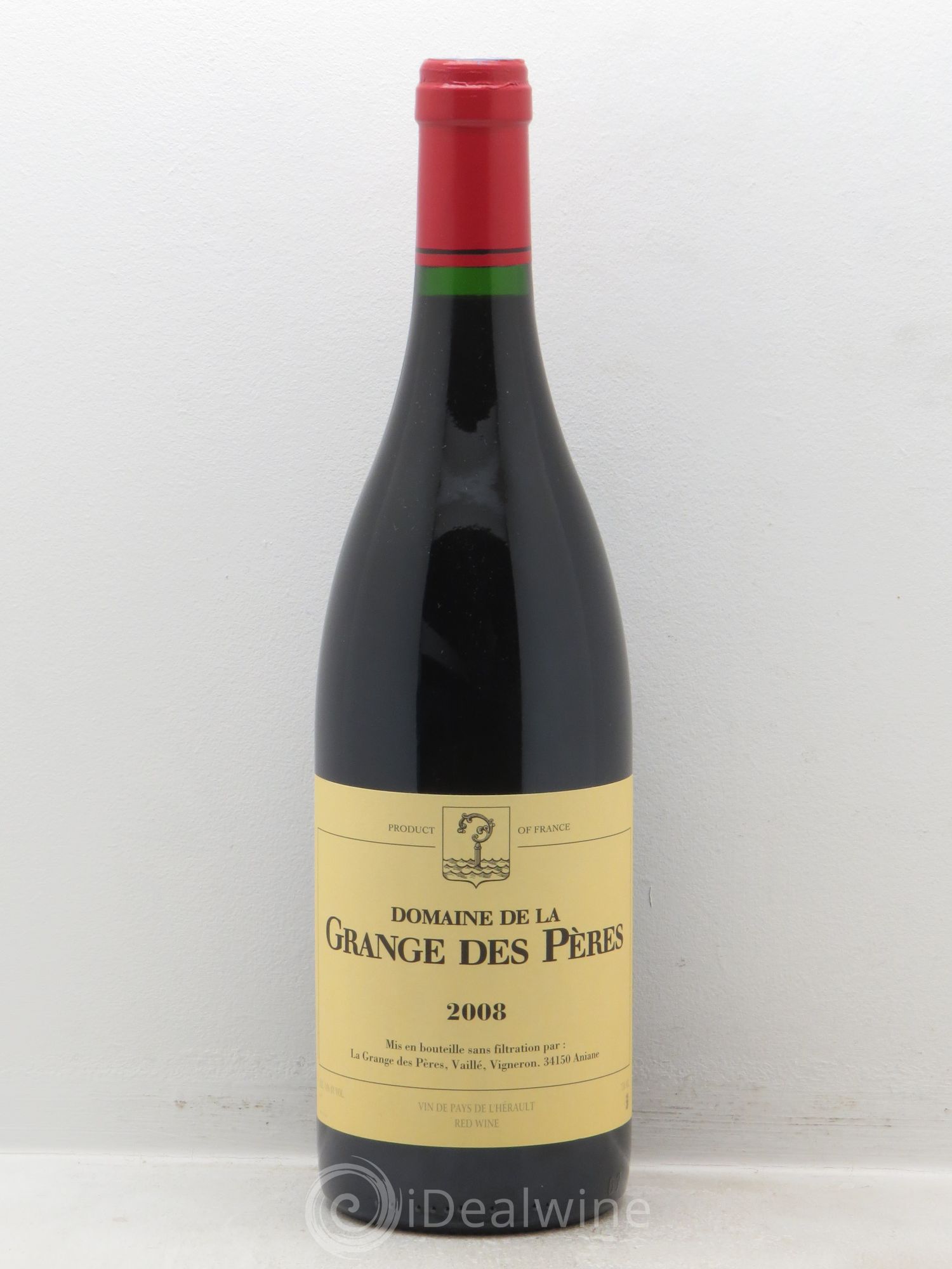 Pays d'Hérault Grange des Pères Laurent Vaillé 2008 - Lot de 1 bouteille - 0