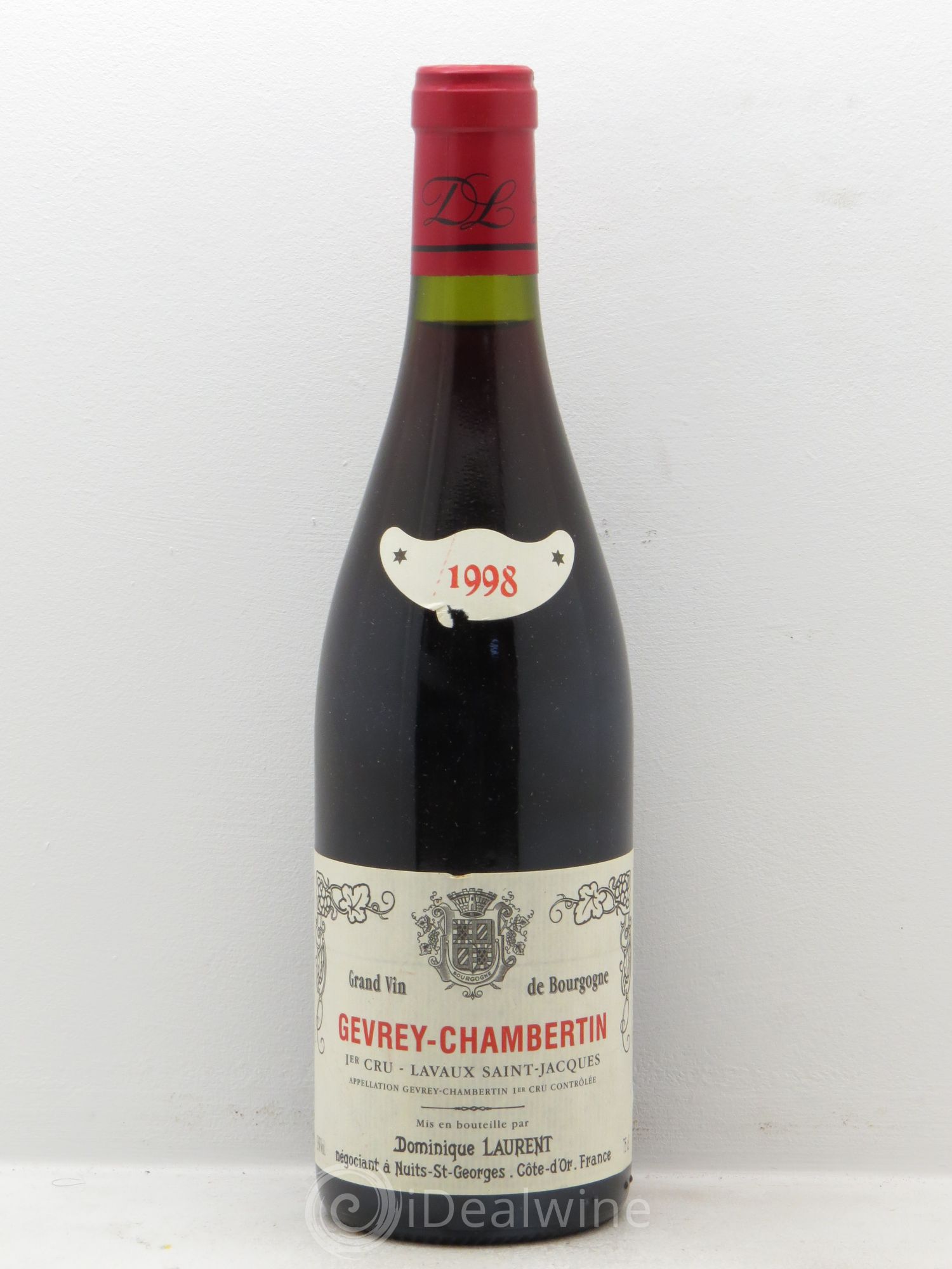 Gevrey-Chambertin 1er Cru Lavaux St Jacques - Dominique Laurent 1998 - Posten von 1 Flasche - 0