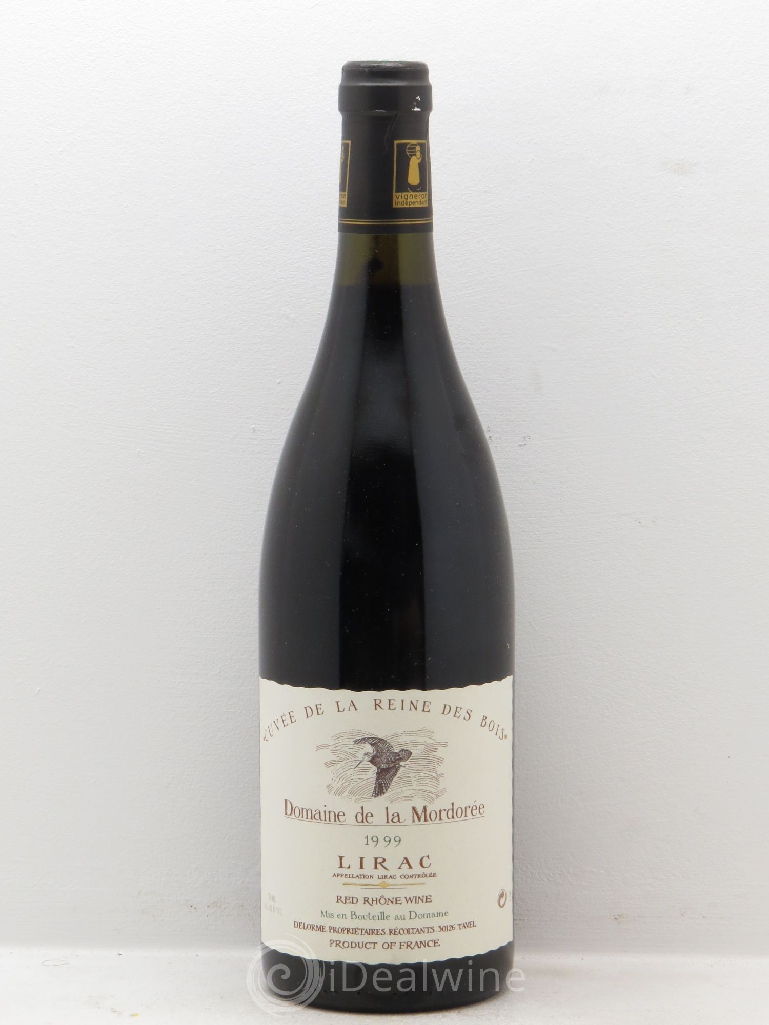 Lirac Cuvée Reine des Bois La Mordorée (Domaine de) 1999 - Lot de 1 bouteille - 0