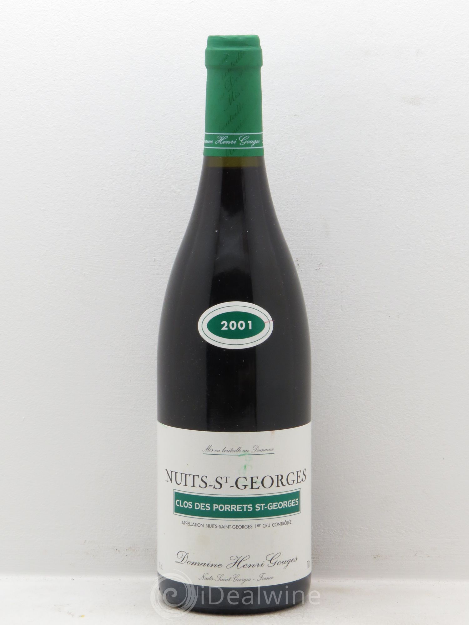 Nuits-Saint-Georges 1er Cru Clos des Porrets St Georges Henri Gouges 2001 - Lot de 1 bouteille - 0