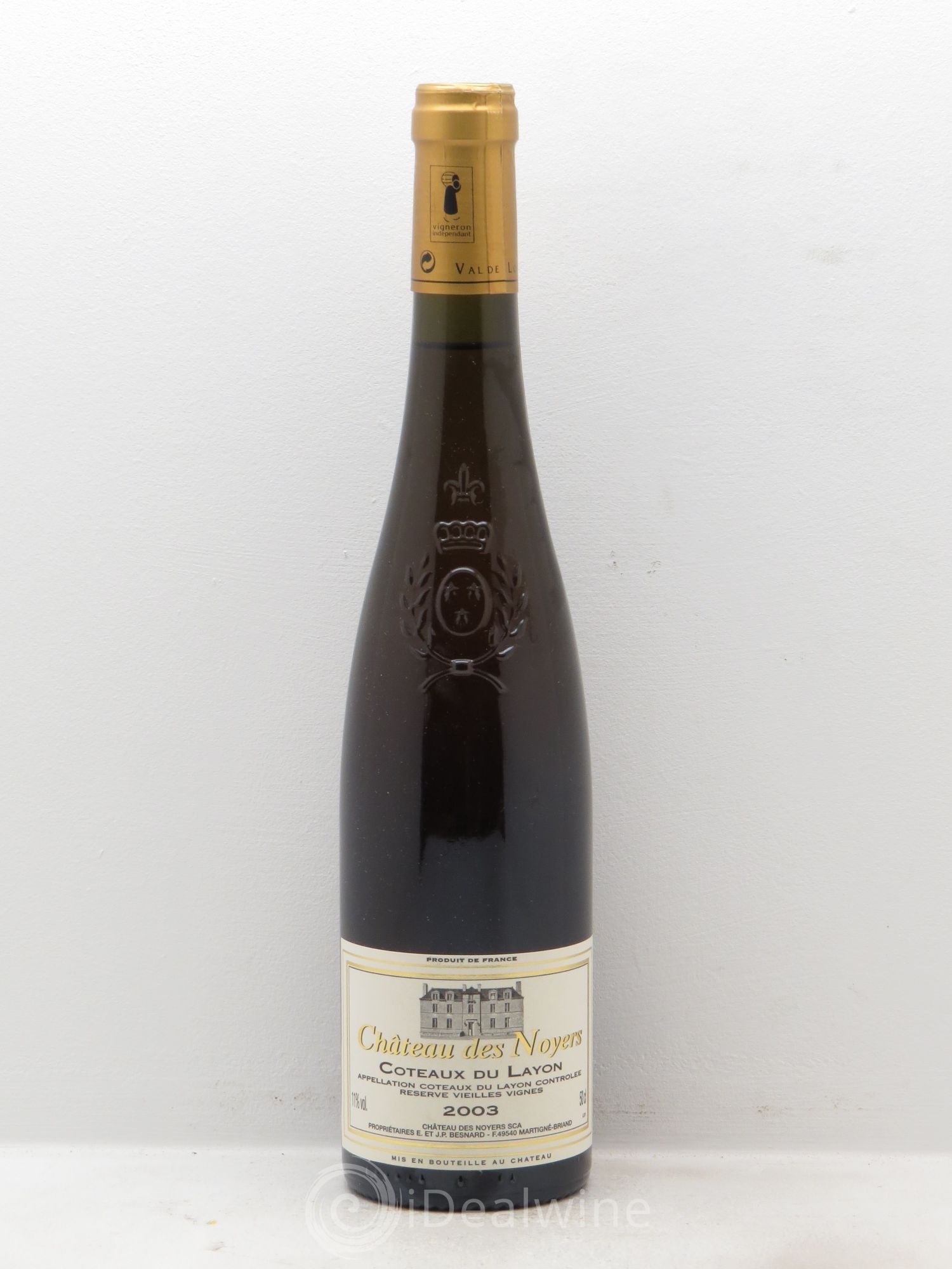 Coteaux du Layon Vieilles Vignes Château des Noyers (50cl) 2003 - Posten von 1 Flasche - 0