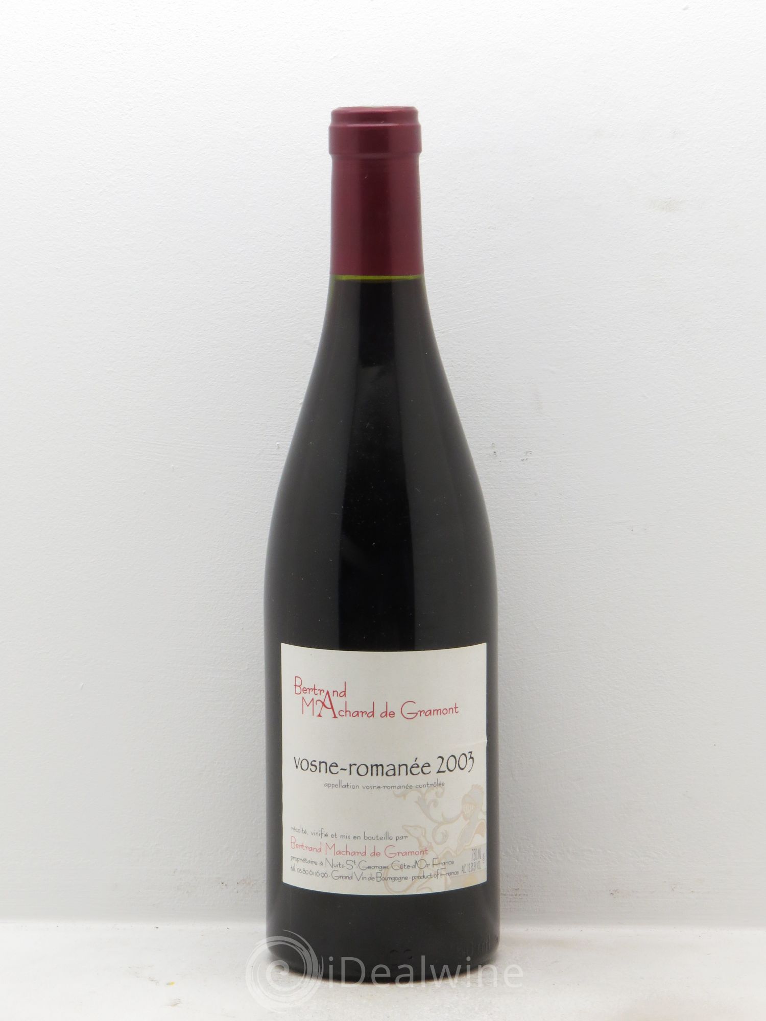 Vosne-Romanée B.Machard de Gramont 2003 - Posten von 1 Flasche - 0
