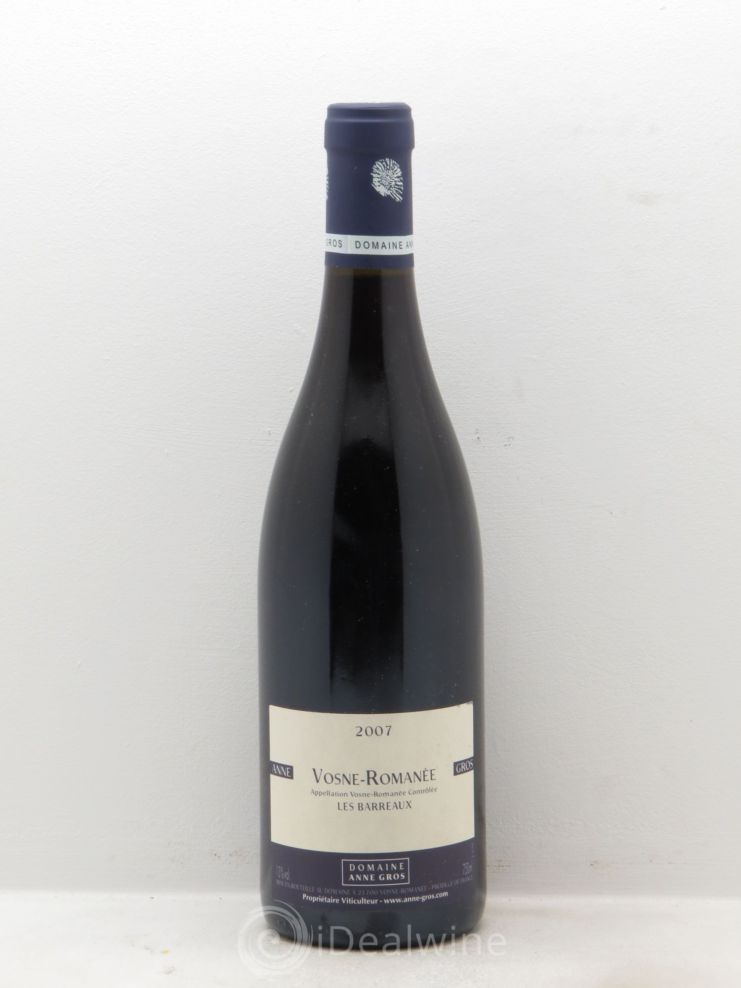Vosne-Romanée Les Barreaux Anne Gros 2007 - Lot de 1 bouteille - 0