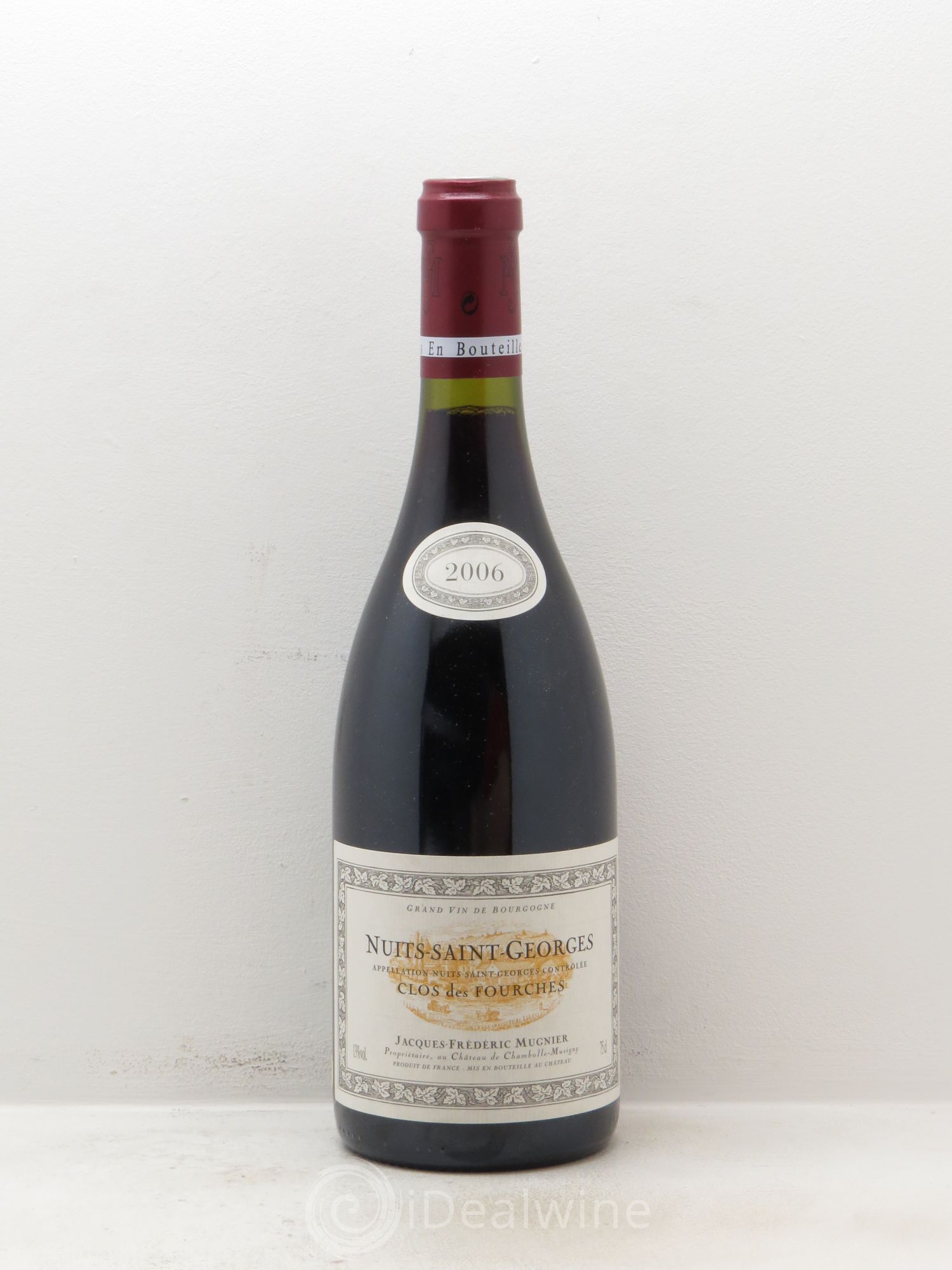 Nuits-Saint-Georges Clos des Fourches Jacques-Frédéric Mugnier 2006 - Lot de 1 bouteille - 0