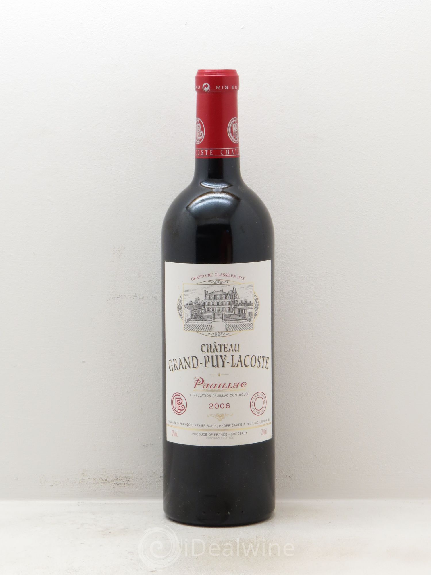 Château Grand Puy Lacoste 5ème Grand Cru Classé 2006 - Lot de 1 bouteille - 0