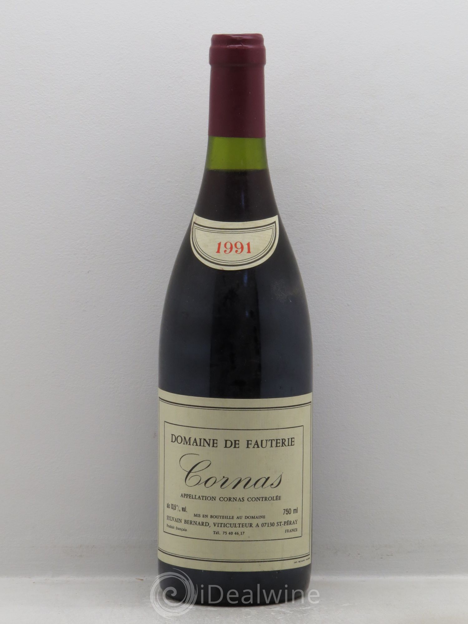 Cornas Domaine de Fauterie 1991 - Posten von 1 Flasche - 0
