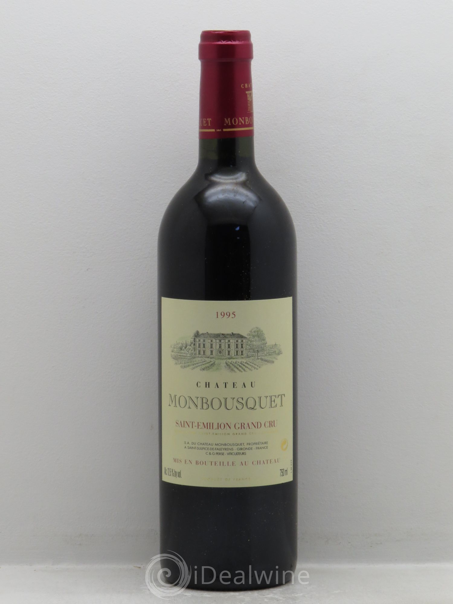 Château Monbousquet Grand Cru Classé 1995 - Lot de 1 bouteille - 0