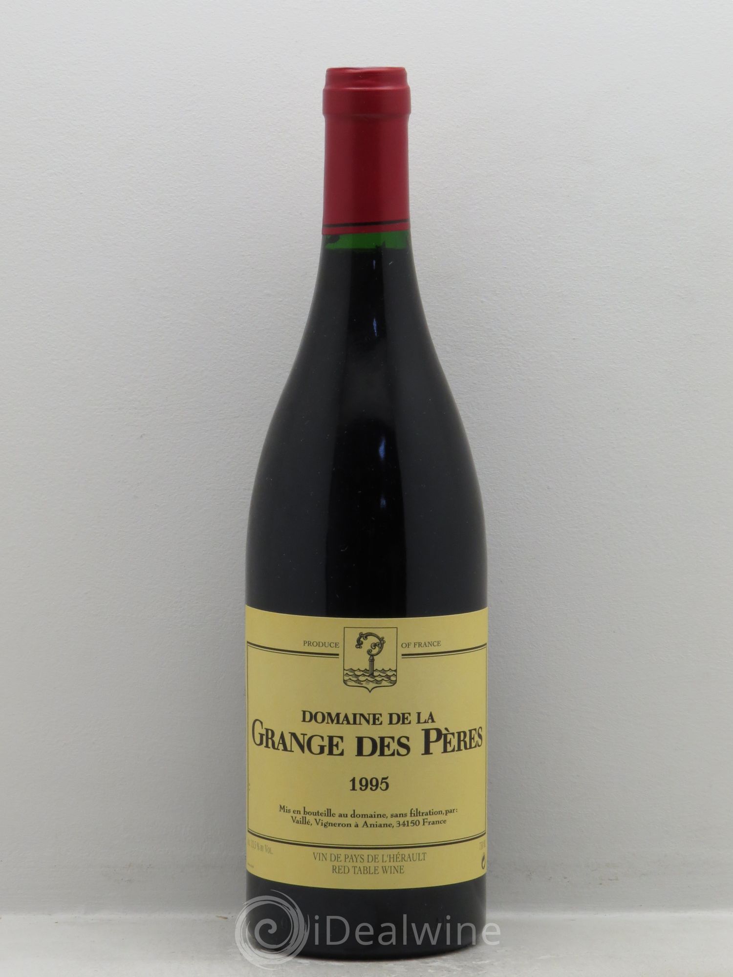 Pays d'Hérault Grange des Pères Laurent Vaillé 1995 - Lot de 1 bouteille - 0