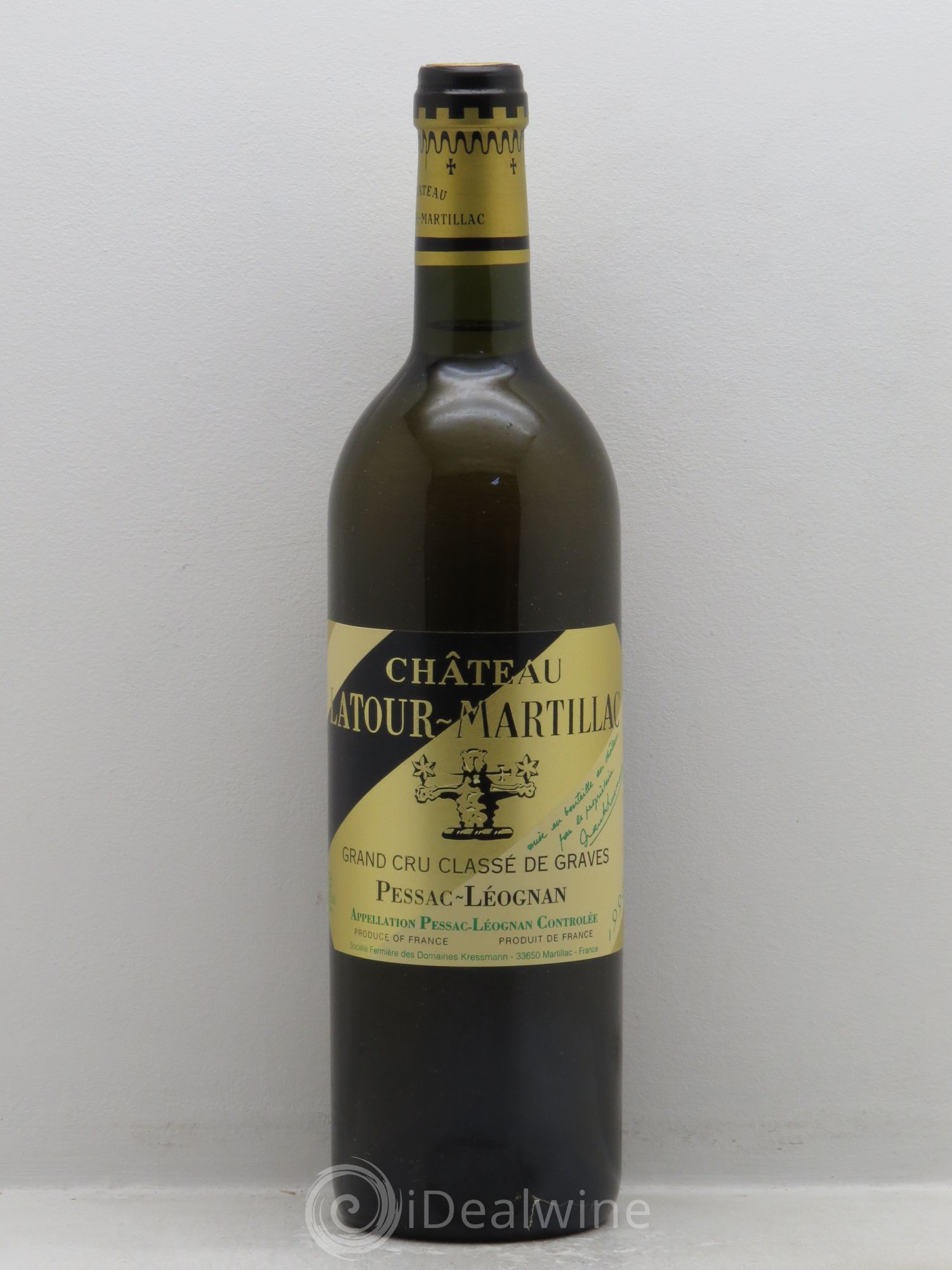 Château Latour-Martillac Cru Classé de Graves 1996 - Lot de 1 bouteille - 0