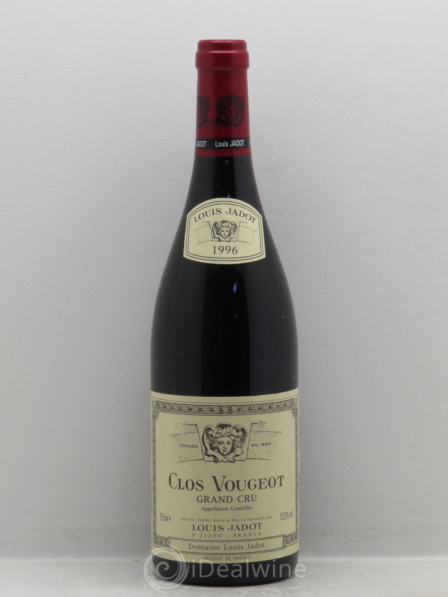 Clos de Vougeot Grand Cru Louis Jadot (Domaine) 1996 - Lot de 1 bouteille - 0