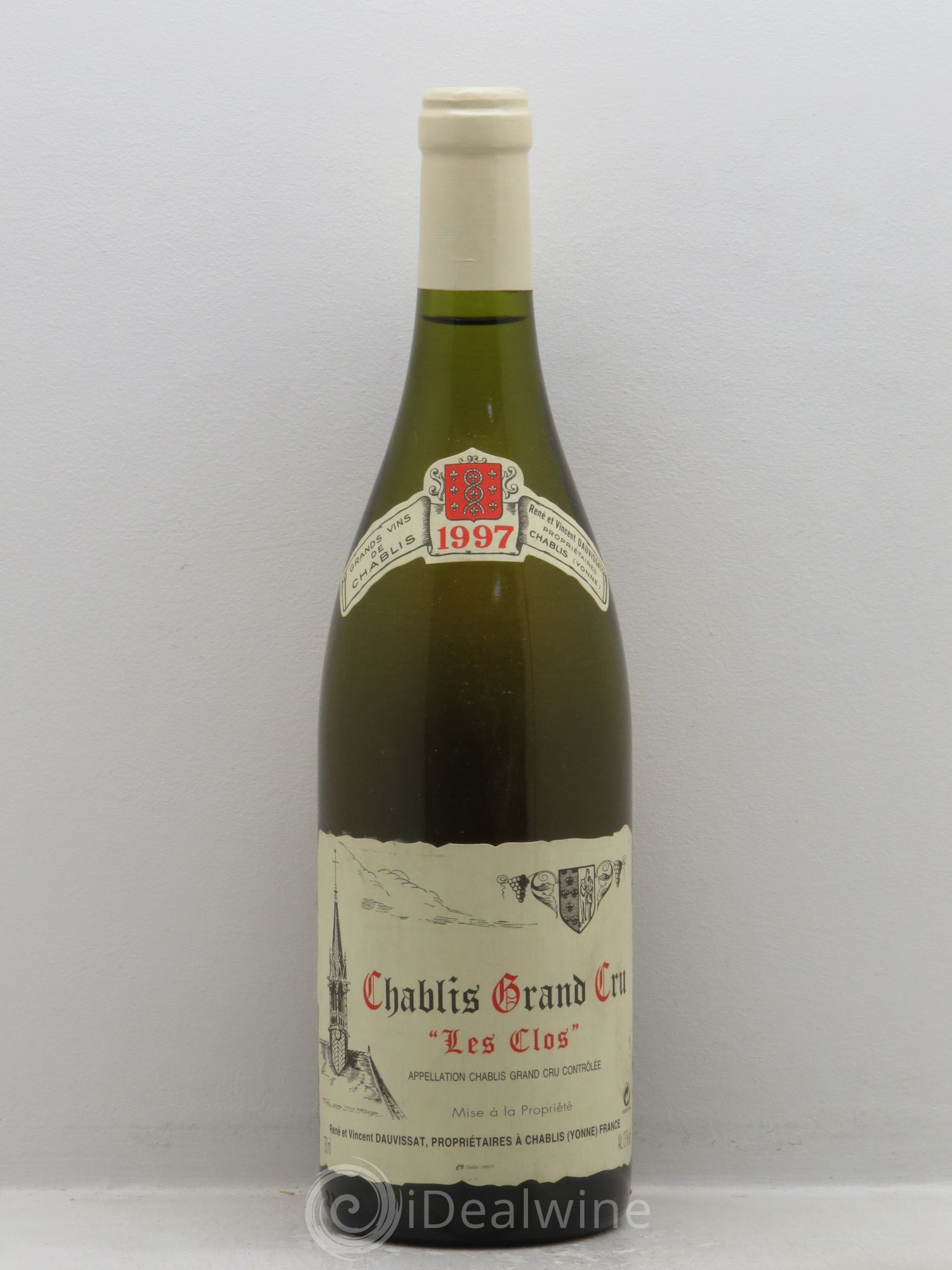 Chablis Grand Cru Les Clos Vincent Dauvissat (Domaine) 1997 - Lot de 1 bouteille - 0
