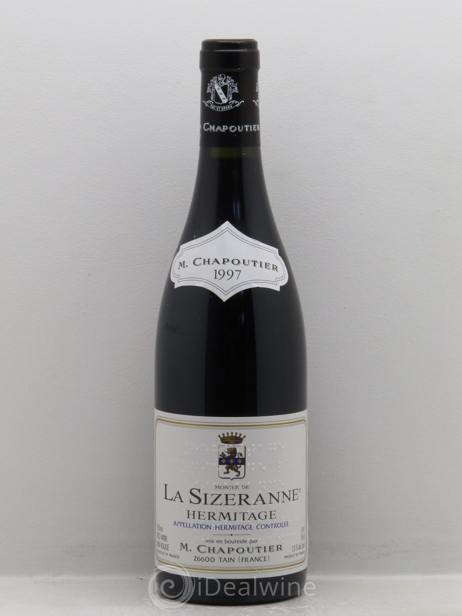 Hermitage Monier de La Sizeranne Chapoutier 1997 - Lot de 1 bouteille - 0