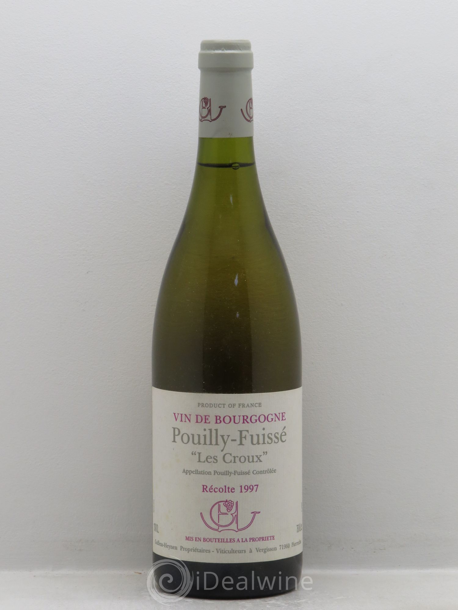 Pouilly-Fuissé Les Croux - Guffens Heynen 1997 - Posten von 1 Flasche - 0