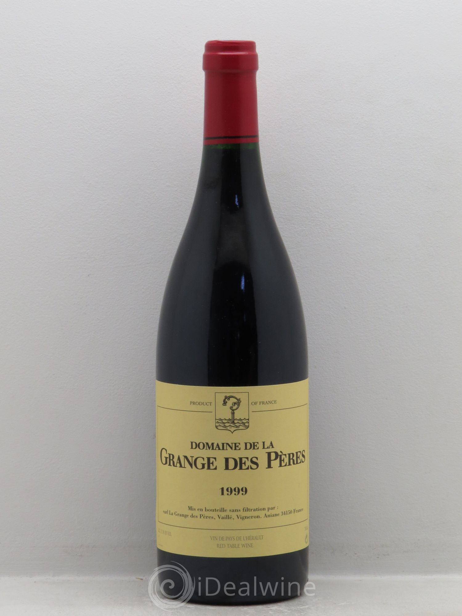 Pays d'Hérault Grange des Pères Laurent Vaillé 1999 - Lot de 1 bouteille - 0