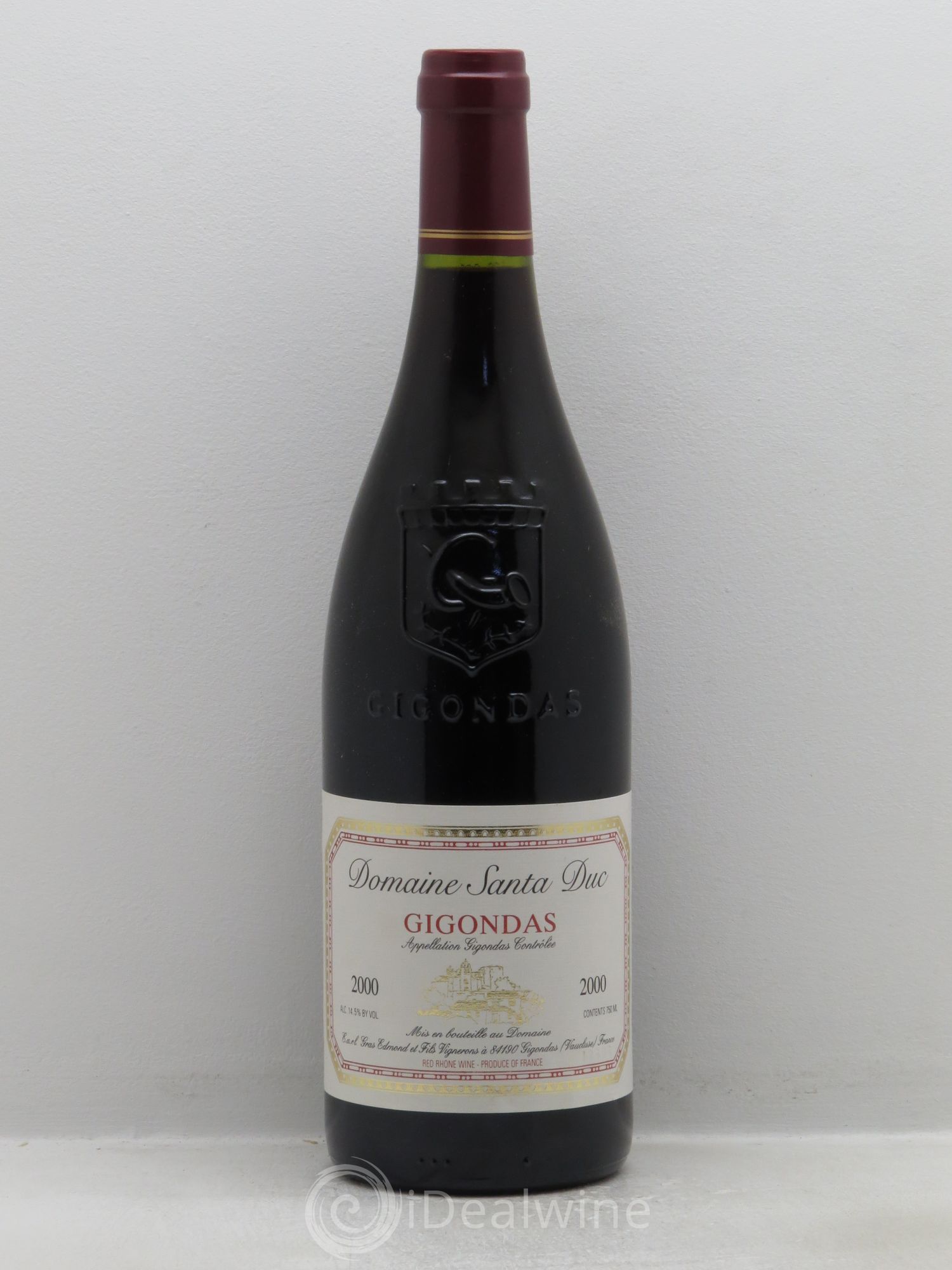 Gigondas Domaine Santa Duc 2000 - Lot de 1 bouteille - 0